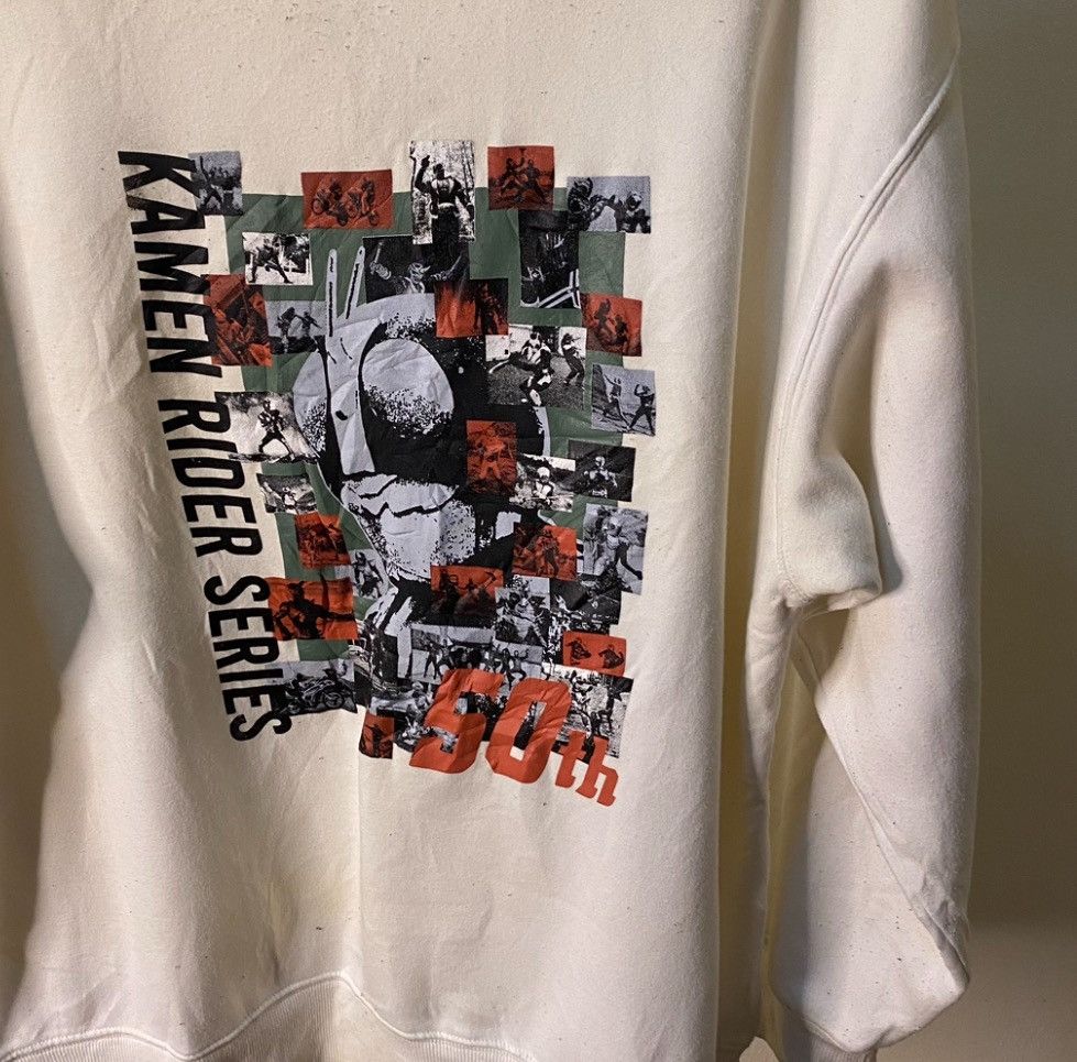 Anime × Japanese Brand × Vintage GU x Kamen Rider Masked Rider 50th Anniversary Sweatshirt Size US XL / EU 56 / 4 - 2 Thumbnail