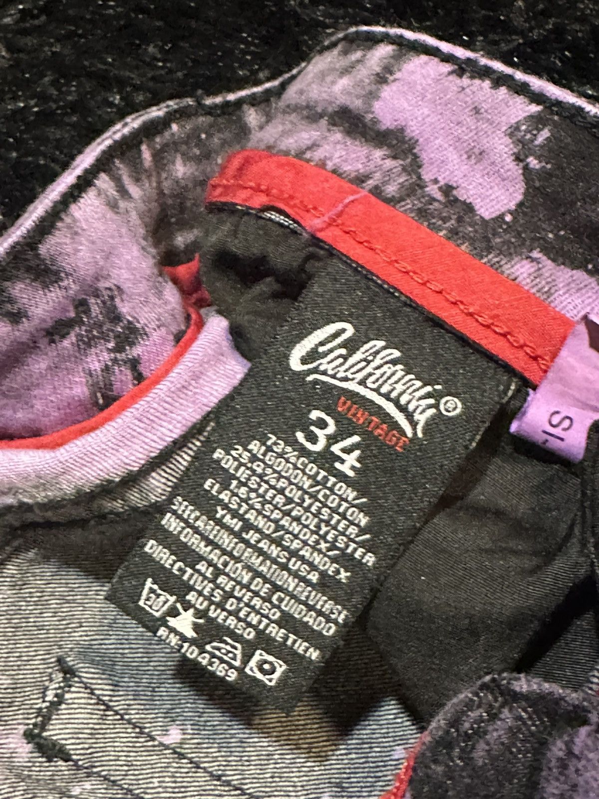 Other Custom Purple Stacked Jeans Size US 34 / EU 50 - 2 Thumbnail
