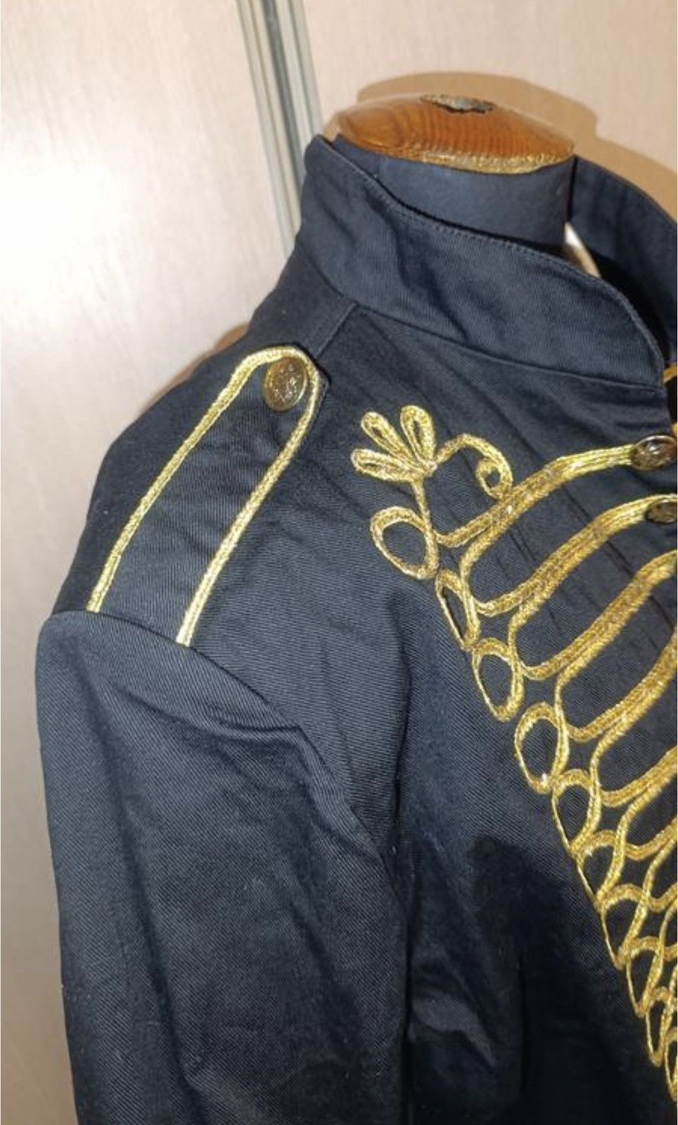 Hedi Slimane Napoleon Buttons Balmain Type Jacket Size US XL / EU 56 / 4 - 4 Thumbnail