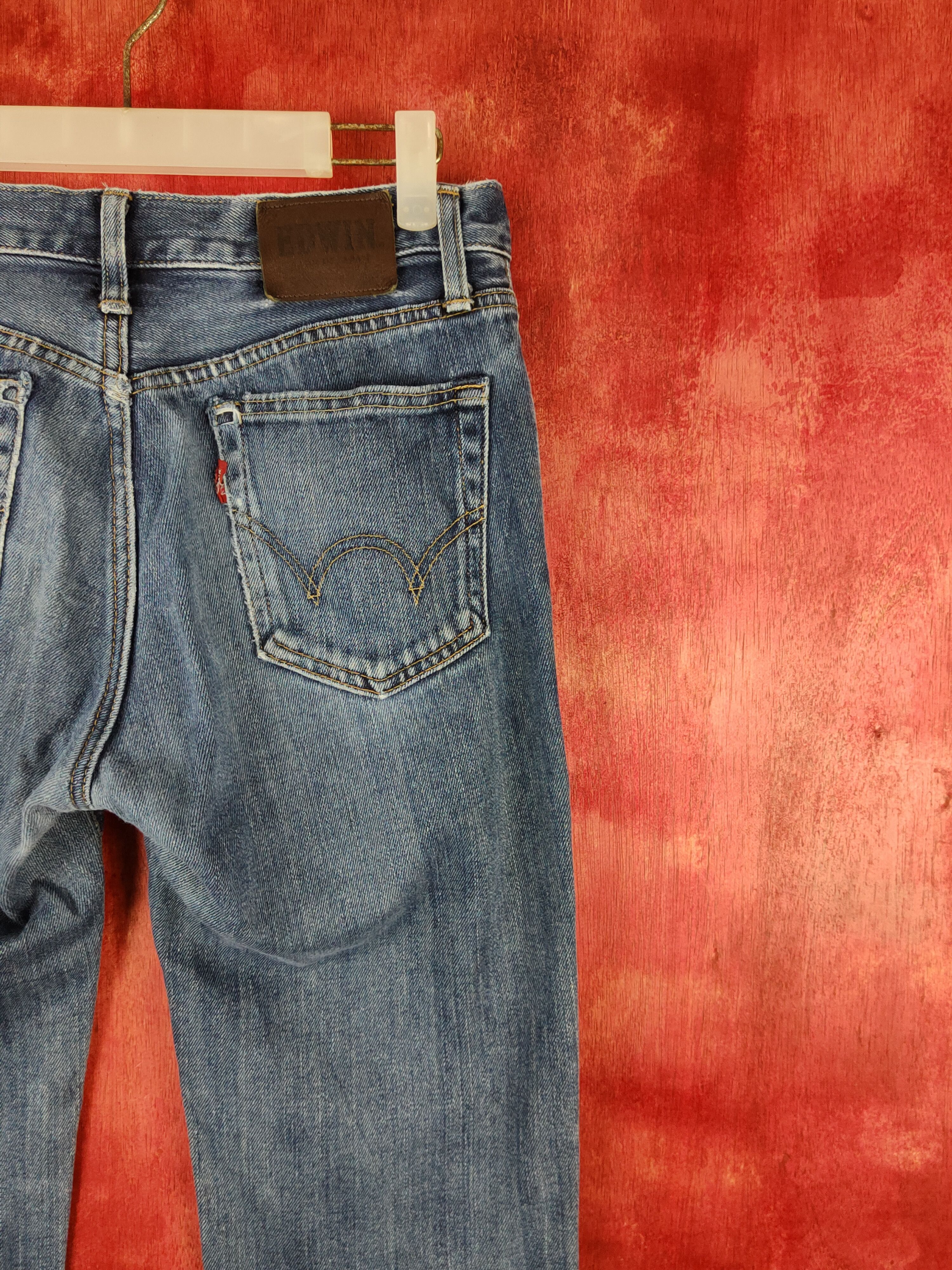 Edwin Edwin Blue Distressed Ripped Jeans #S1672 Size US 29 - 12 Thumbnail