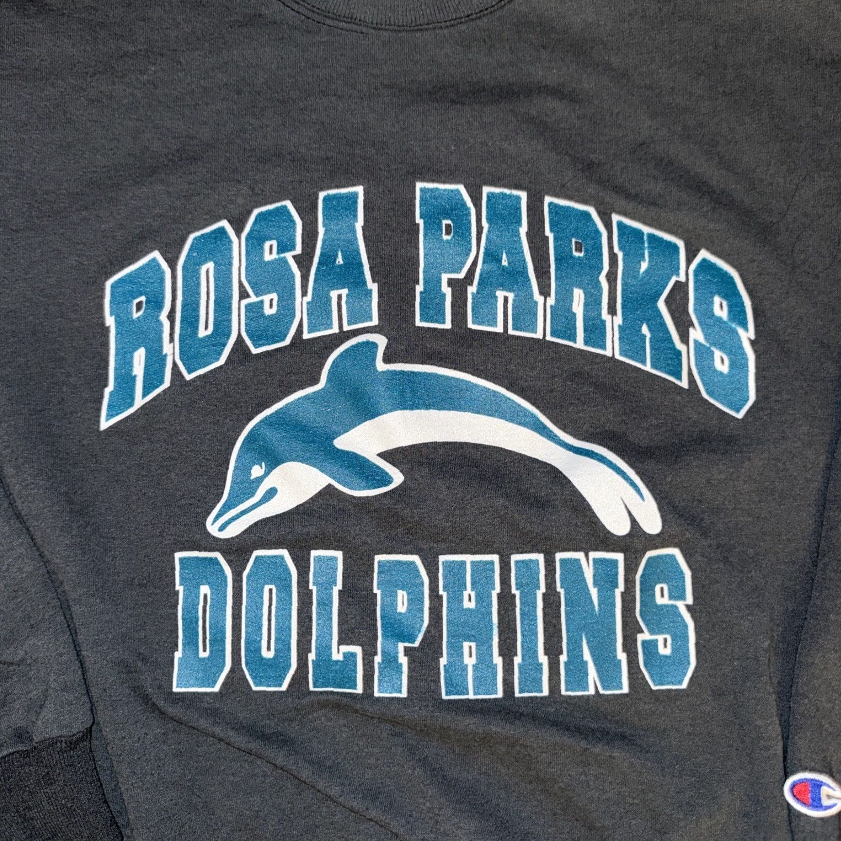 Champion VINTAGE Champion Sweatshirt Men L Gray Rosa Parks Dolphins Crewneck Size US L / EU 52-54 / 3 - 2 Thumbnail
