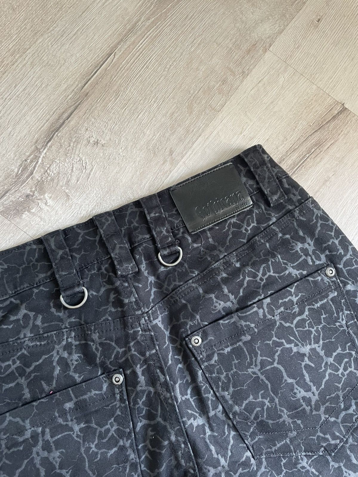 Seditionaries Rare Gothicana Punk Shorts Full print with zippers Abstract Size US 30 / EU 46 - 10 Thumbnail