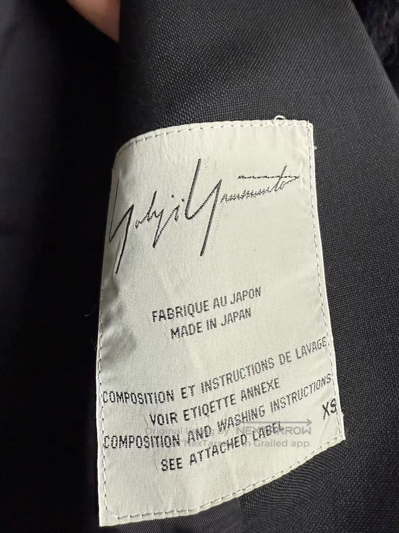 YOHJI YAMAMOTO Deconstructed wool blended suit
