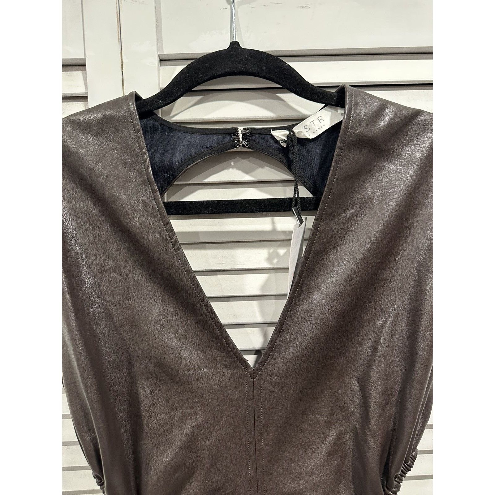 ASTR The Label Miranda Midi Dress in Dark Brown ASTR the Label XS Size XS / US 0-2 / IT 36-38 - 10 Thumbnail