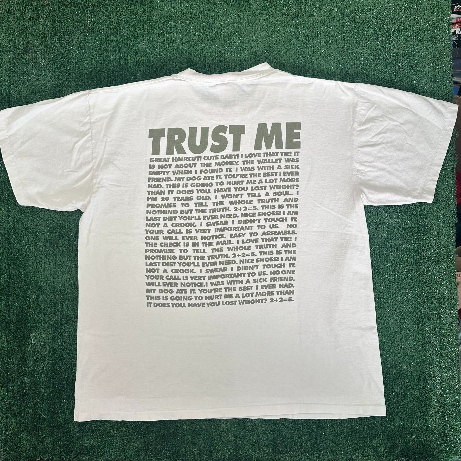 Vintage Vintage 90s Liar Liar Movie T-Shirt Jim Carrey Single Stitch Size US XL / EU 56 / 4 - 6 Thumbnail