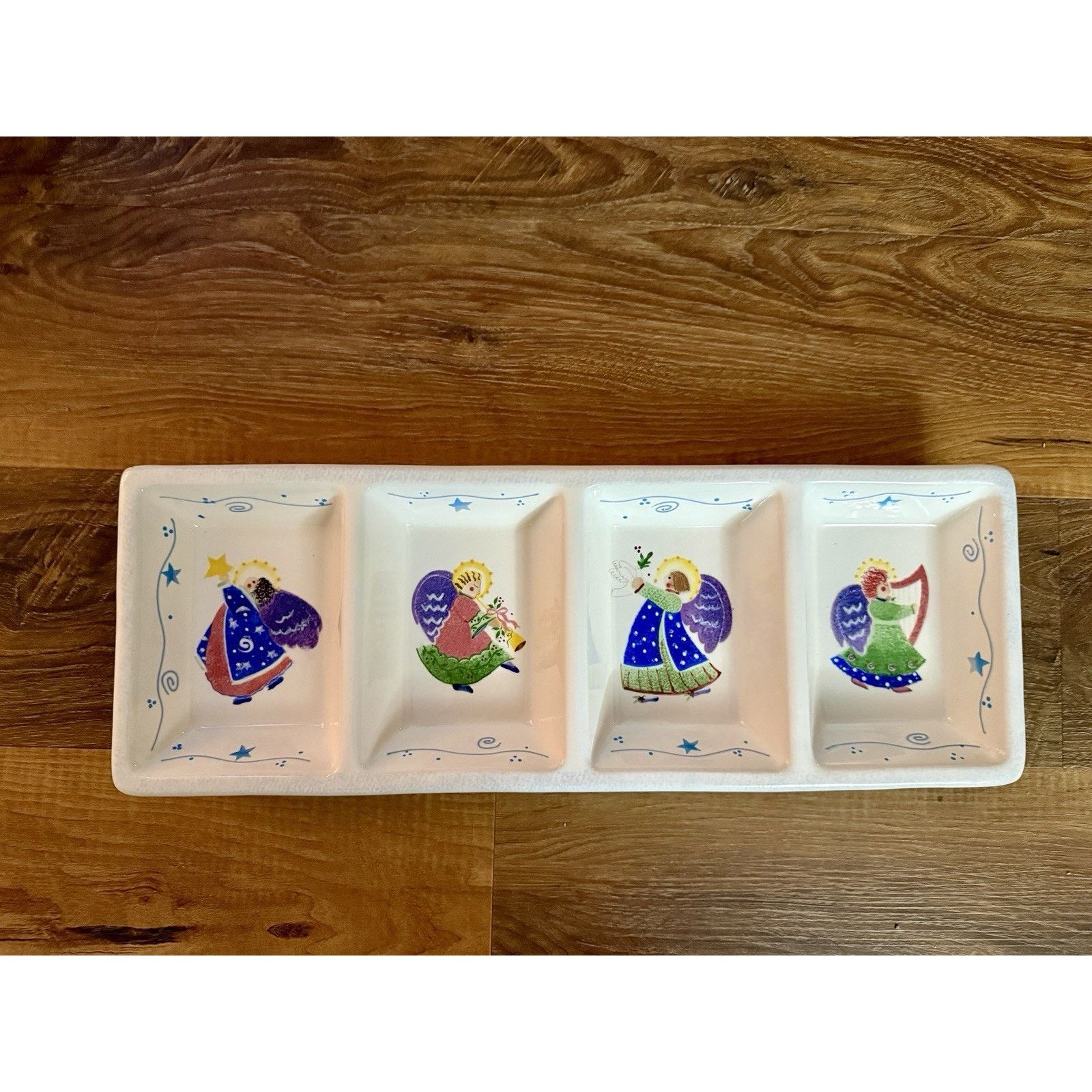 Other Block Angelica 4 Part Angels Snack/Relish Tray Deb Mores NEW Size ONE SIZE - 3 Thumbnail