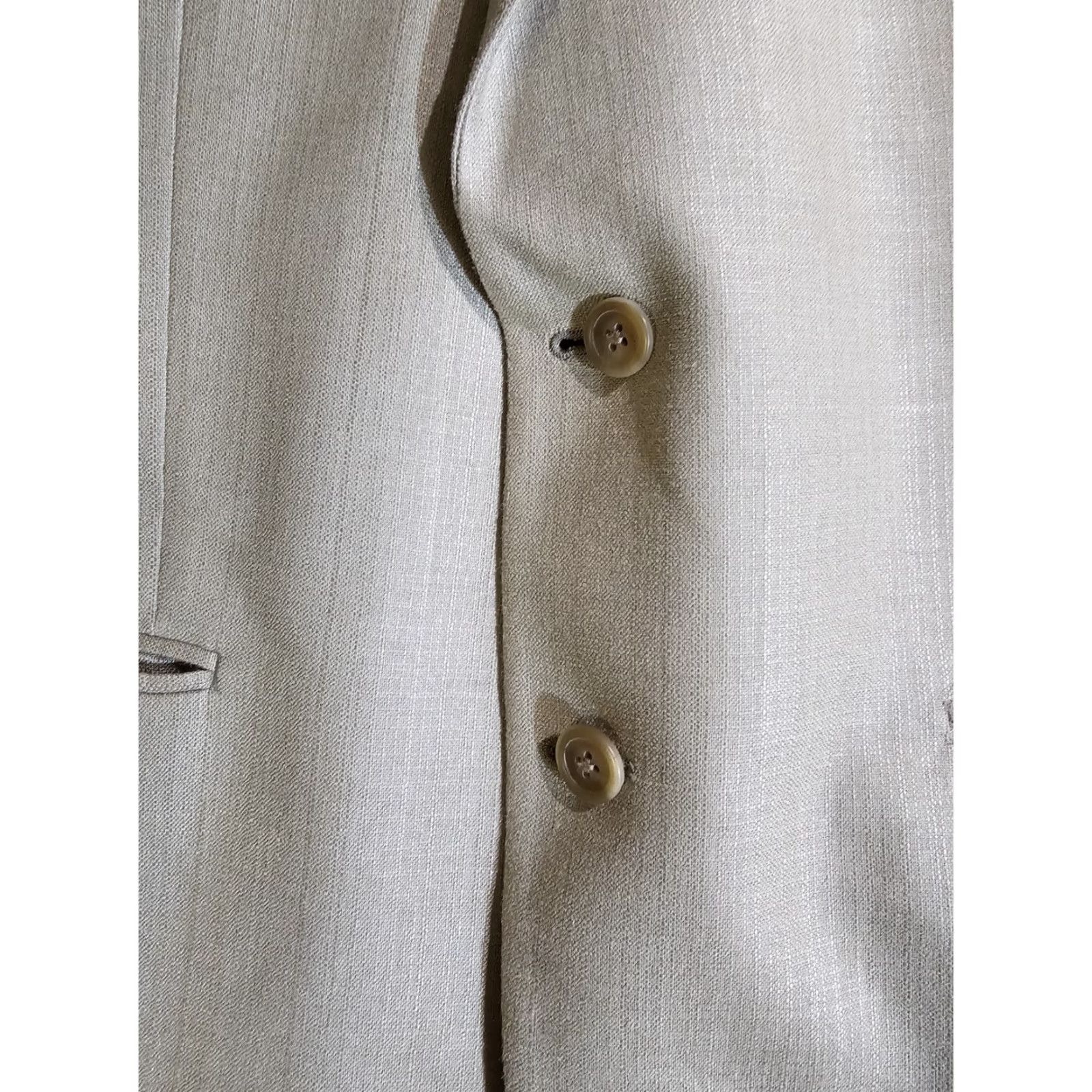 Ralph Lauren Lauren by Ralph Lauren Signature Blazer Mens Size 42 Regular 100% Silk Suit Coat Size 42R - 4 Thumbnail