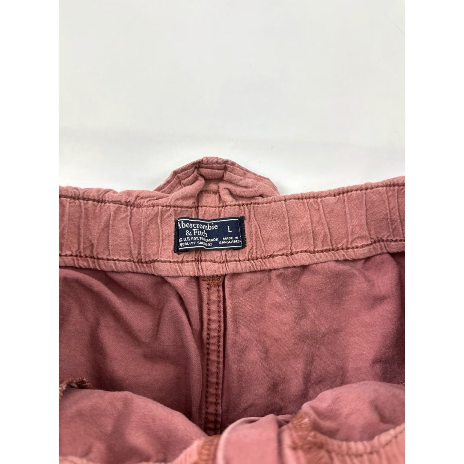 Abercrombie & Fitch Abercrombie & Fitch Shorts Women’s L Large Pink Paperbag Size 36" / US 14 / IT 50 - 3 Thumbnail