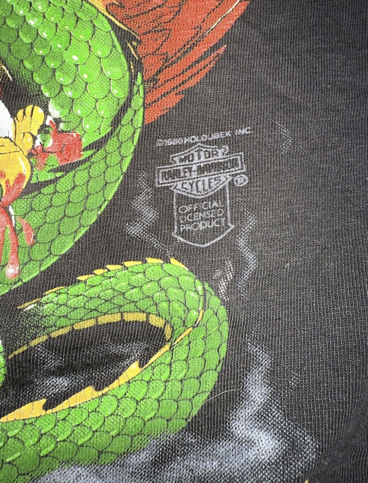 Harley Davidson Vintage Harley Davidson Tshirt 90’s Rock N Roll Capital Size US XL / EU 56 / 4 - 3 Thumbnail