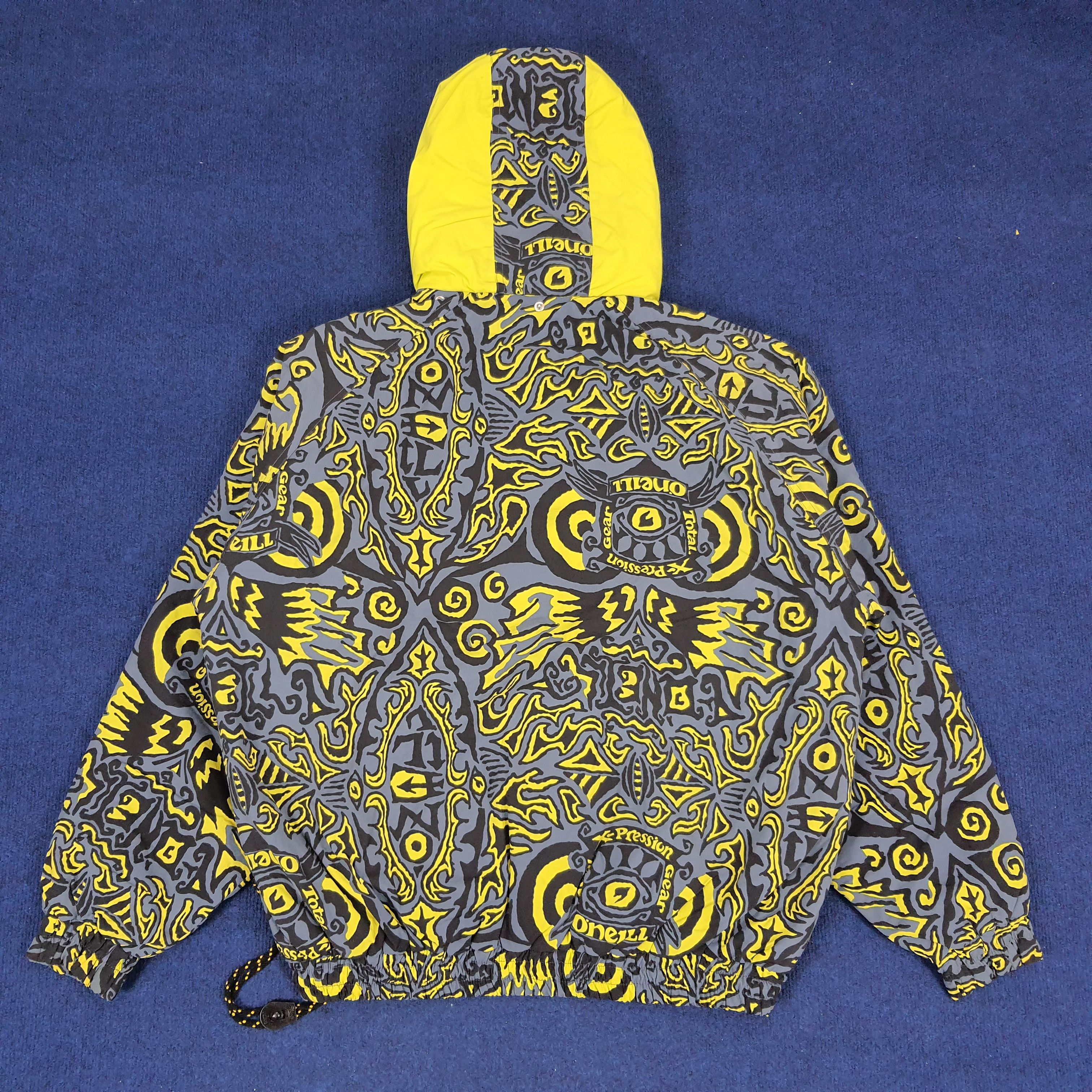 O'Neill × Vintage Vintage Oneill X-Pression Half Zipper With Hoodies Jacket Size US XXL / EU 58 / 5 - 3 Thumbnail