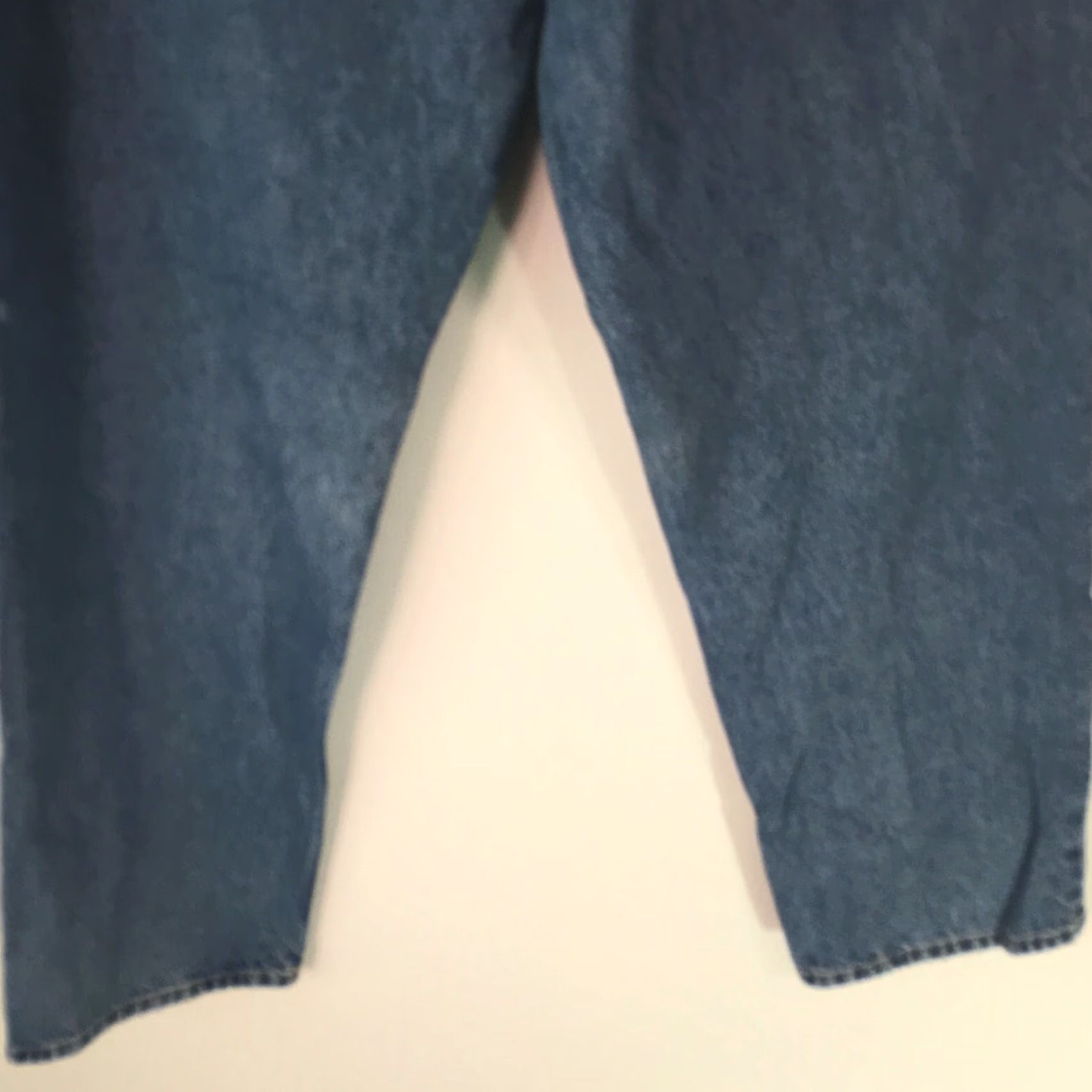 Vintage L.L. Bean Women's Jeans Size 12 Relaxed Mid Rise Straight Blue 32X30 Size 34" / US 12 / IT 48 - 6 Thumbnail