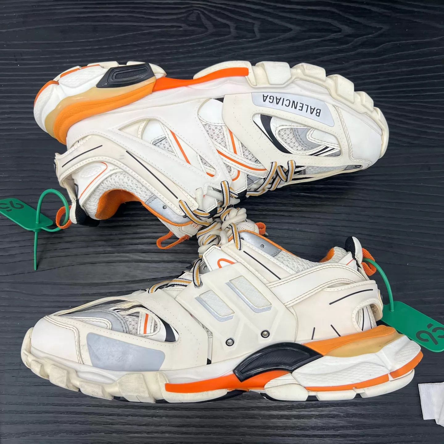 Balenciaga Balenciaga Track White Orange 41 New Size US 8 / EU 41 - 2 Thumbnail