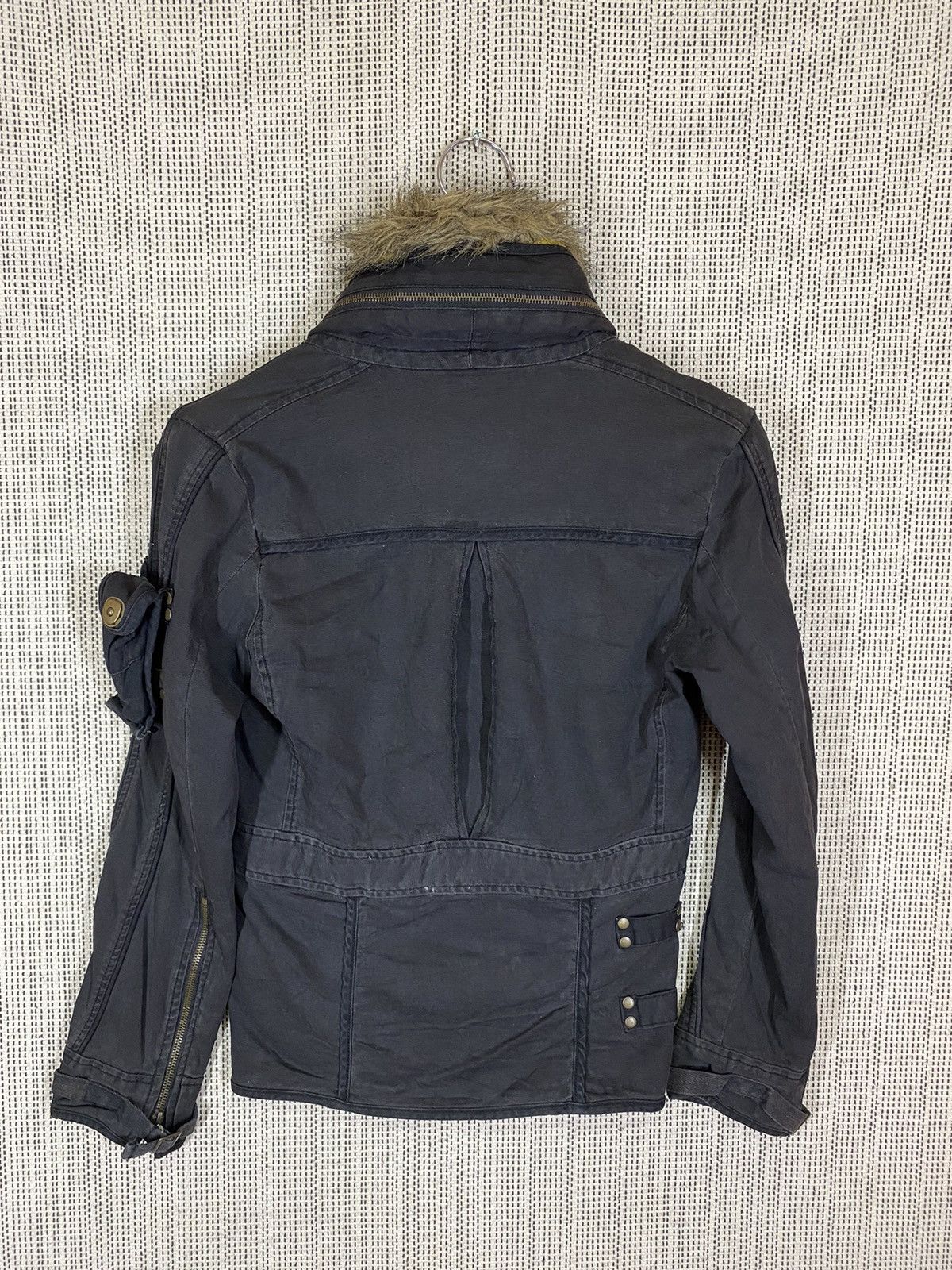 GOSTAR DE FUGA × If Six Was Nine × semanticdesign ‼️MILITARY BOMBER JACKET MULTIPOCKET COLLAR FUR‼️ Size US M / EU 48-50 / 2 - 9 Thumbnail