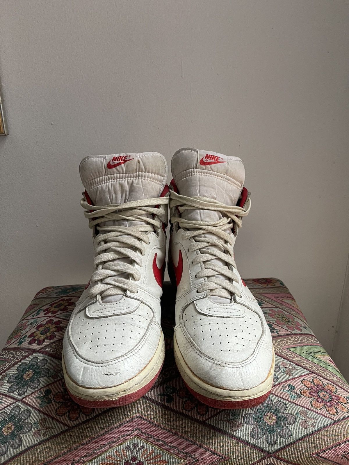 Nike × Vintage Vintage Nike Team Convention High 1985 Size US 10 / EU 43 - 2 Thumbnail