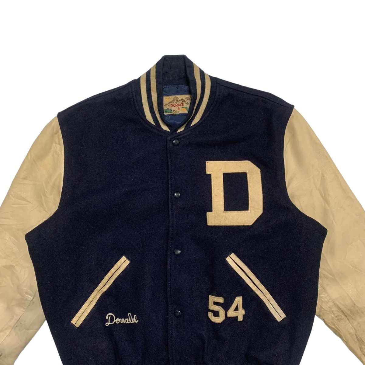 Japanese Brand Vintage D. Grace Calif Hocket Varsity Jacket Size US L / EU 52-54 / 3 - 8 Thumbnail
