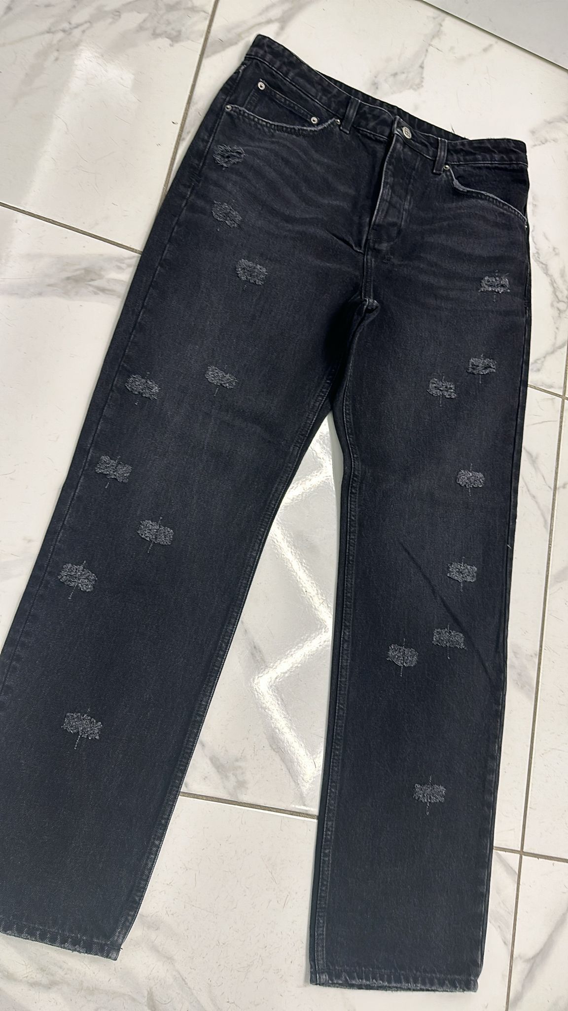Ksubi Ksubi Anti K Nirvana Plus Trashed Black Jeans Size 32 Size US 32 / EU 48 - 2 Thumbnail