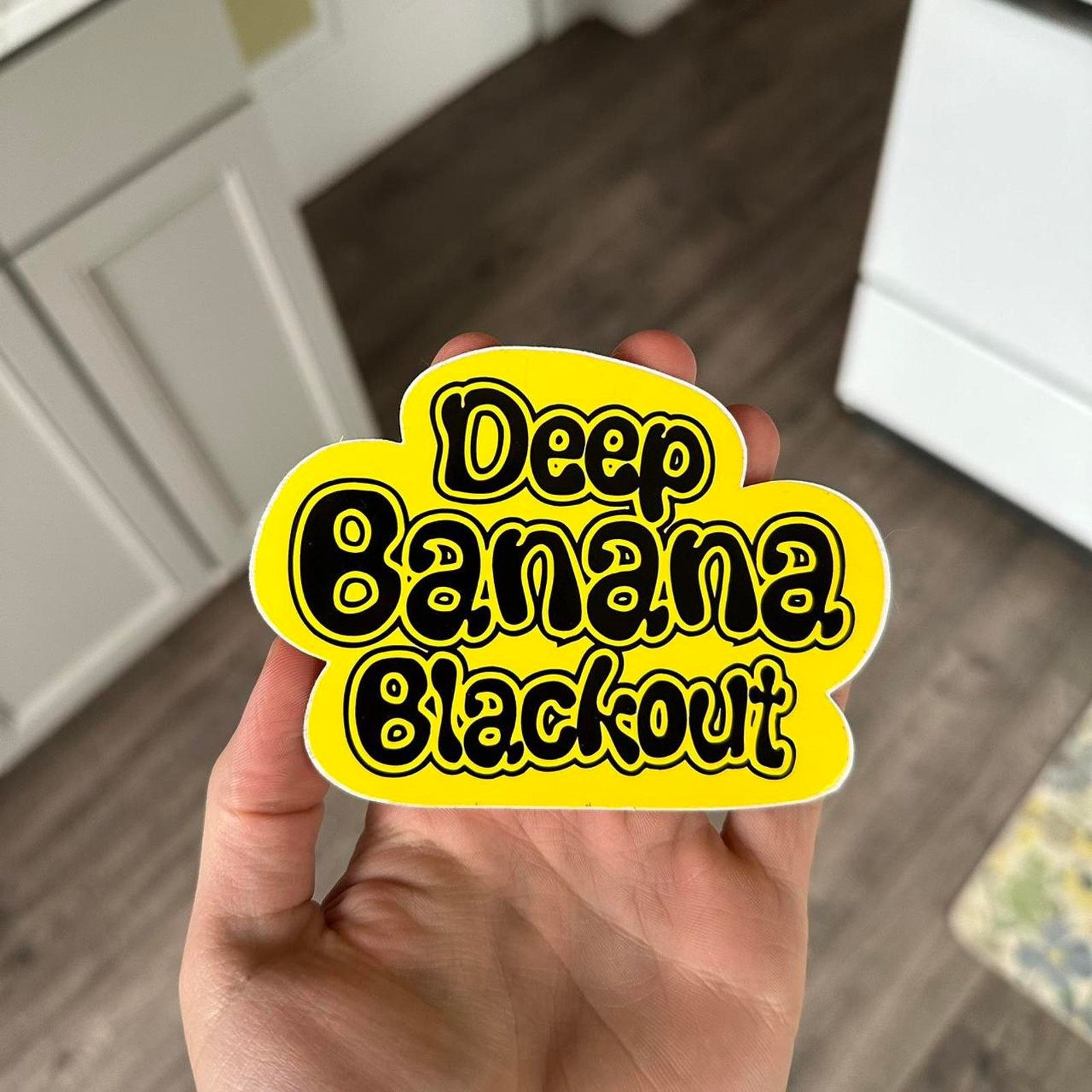 Vintage Rare Vintage Deep Banana Blackout Rock Band Logo Sticker Size ONE SIZE - 2 Thumbnail