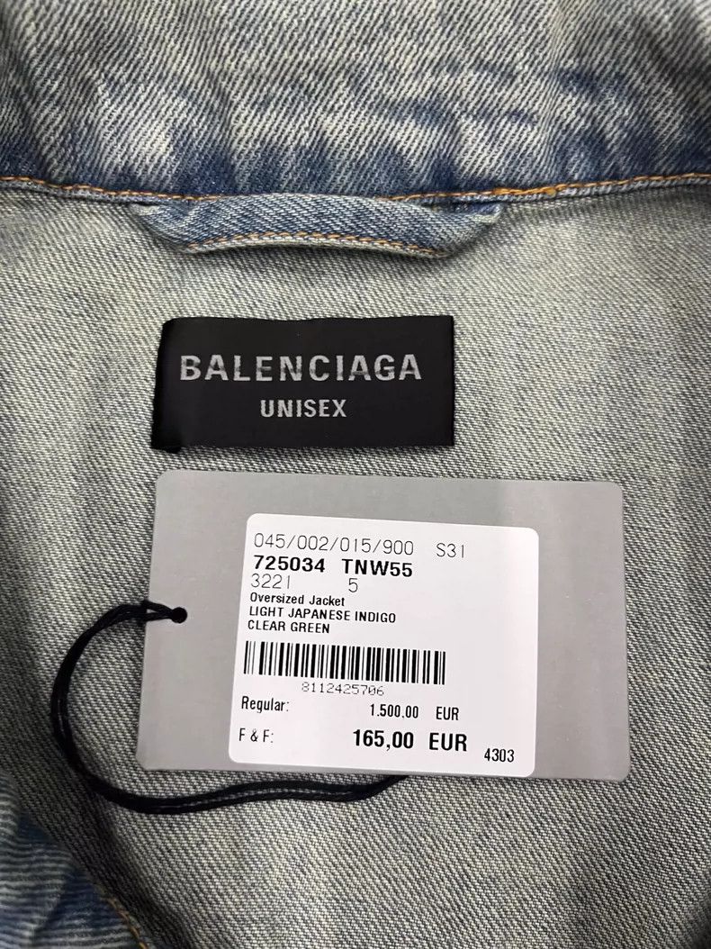 Balenciaga Balenciaga SS22 Back Logo monogram print casual single-brea Size US XXL / EU 58 / 5 - 6 Thumbnail