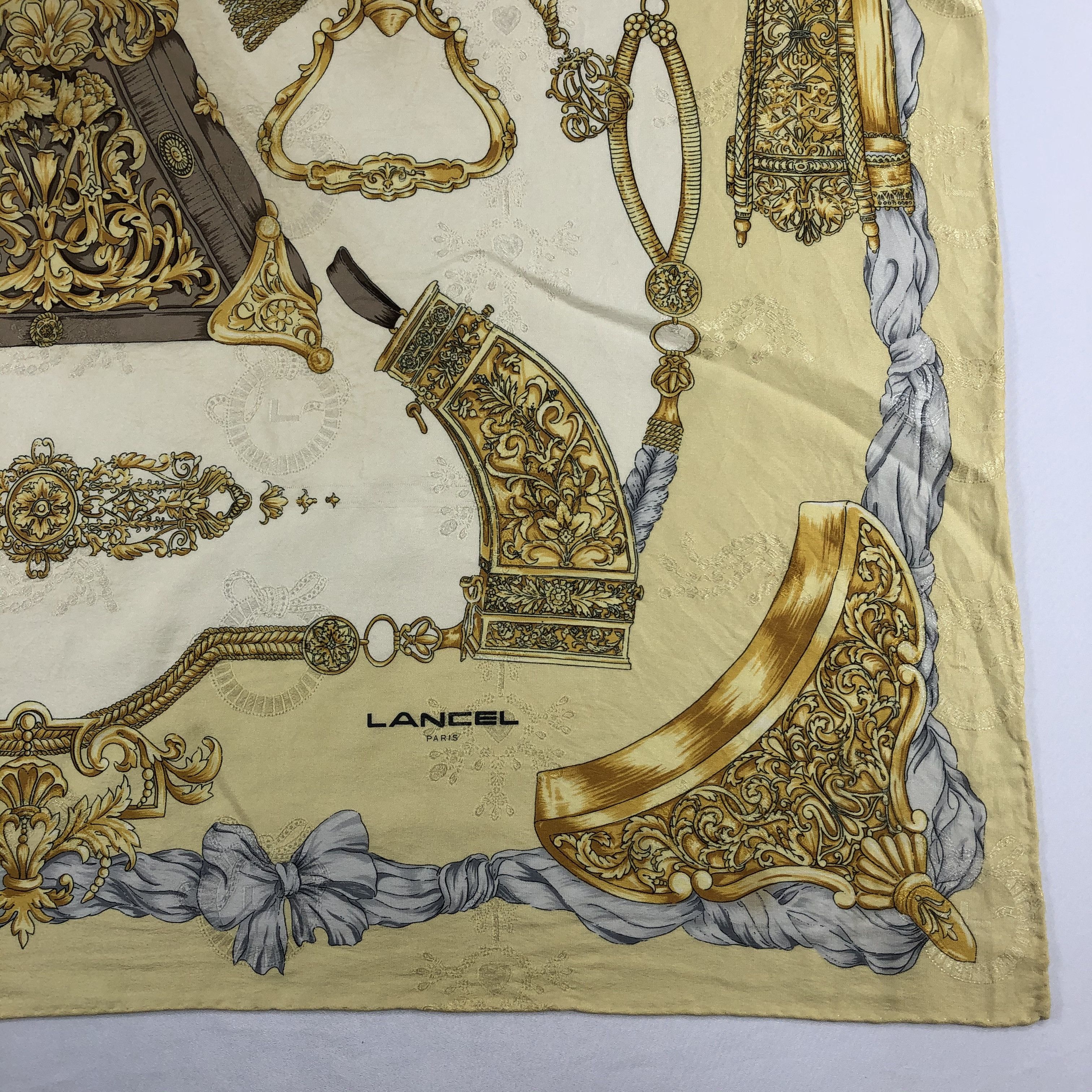 Lancel Vintage Lancel Silk Scarf Size ONE SIZE - 4 Thumbnail