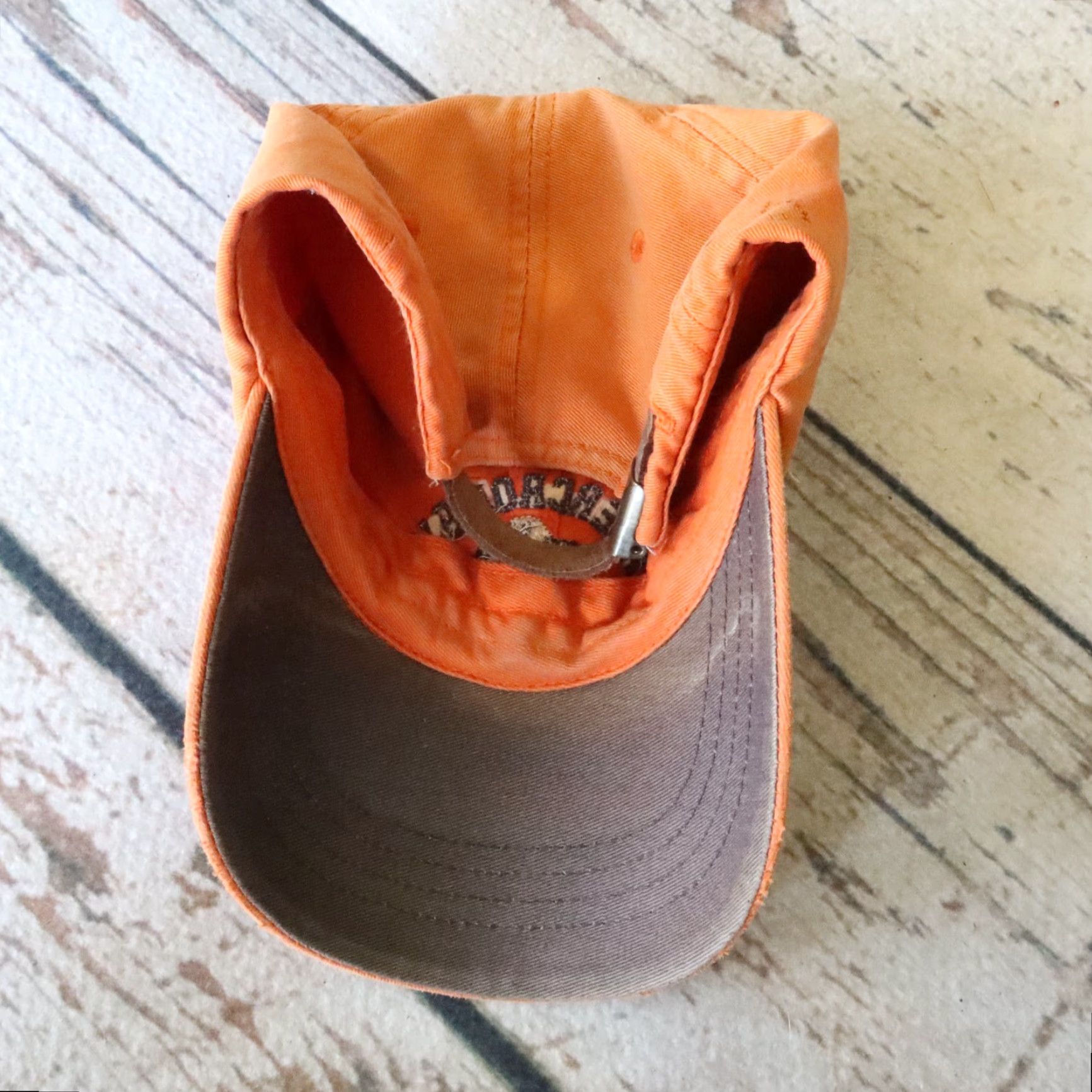 Vintage Vintage Abercrombie & Fitch Hat Strapback Baseball Cap One Size Orange Men Hats Size ONE SIZE - 2 Thumbnail