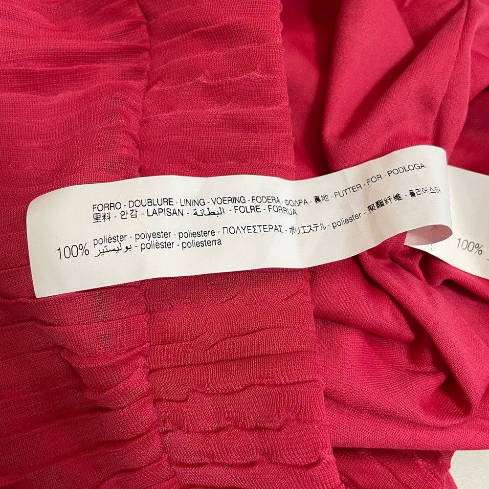 Zara New Zara Red Knit Ribbed Flared Beach Pants Size S Size 27" / US 4 / IT 40 - 6 Thumbnail