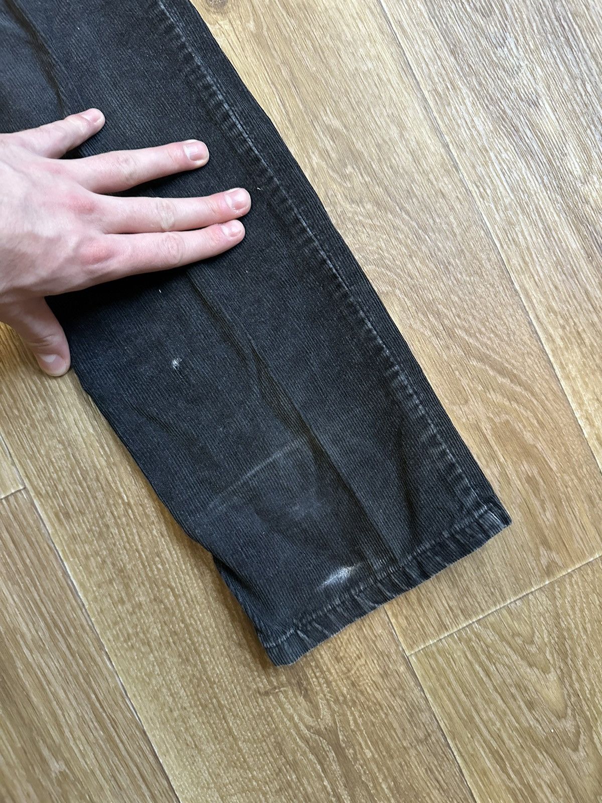 Levi's × Levi's Vintage Clothing × Vintage Vintage 70s Levis Corduroy Pants Womens 23x31 Gray White Tab Size 23" - 4 Thumbnail