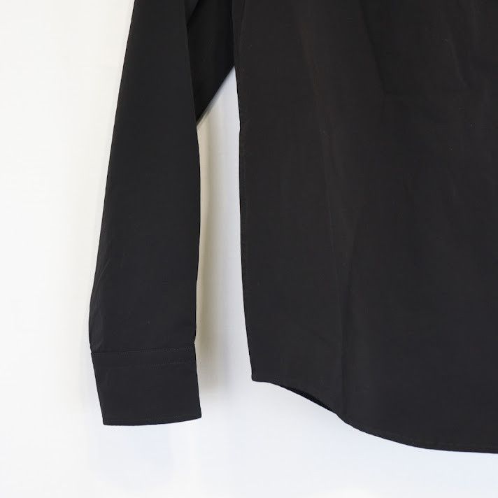 Bottega Veneta o1rshd1 Washed Stretch Nylon Shirt in Black Size US S / EU 44-46 / 1 - 9 Thumbnail