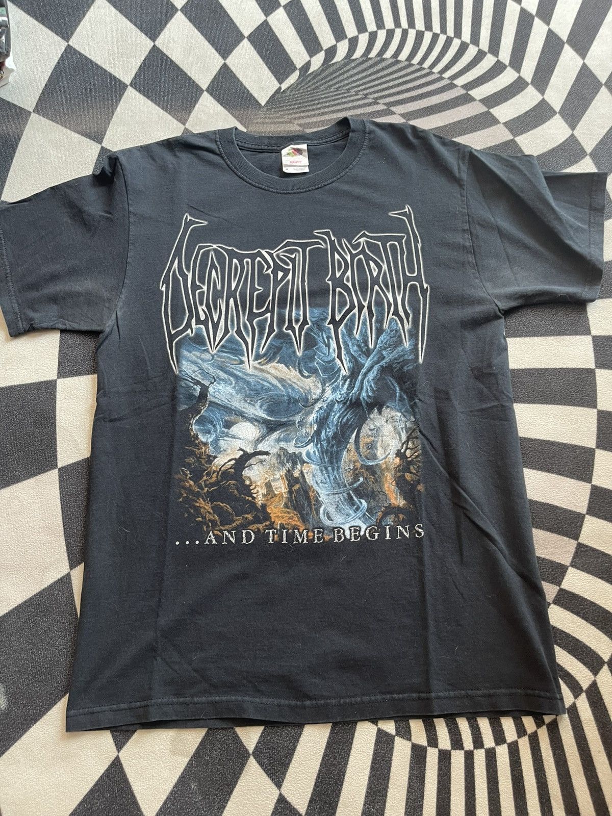 Band Tees Decrepit Birth "...And Time Begins" Technical DeathMetal Tee Size US M / EU 48-50 / 2 - 2 Thumbnail