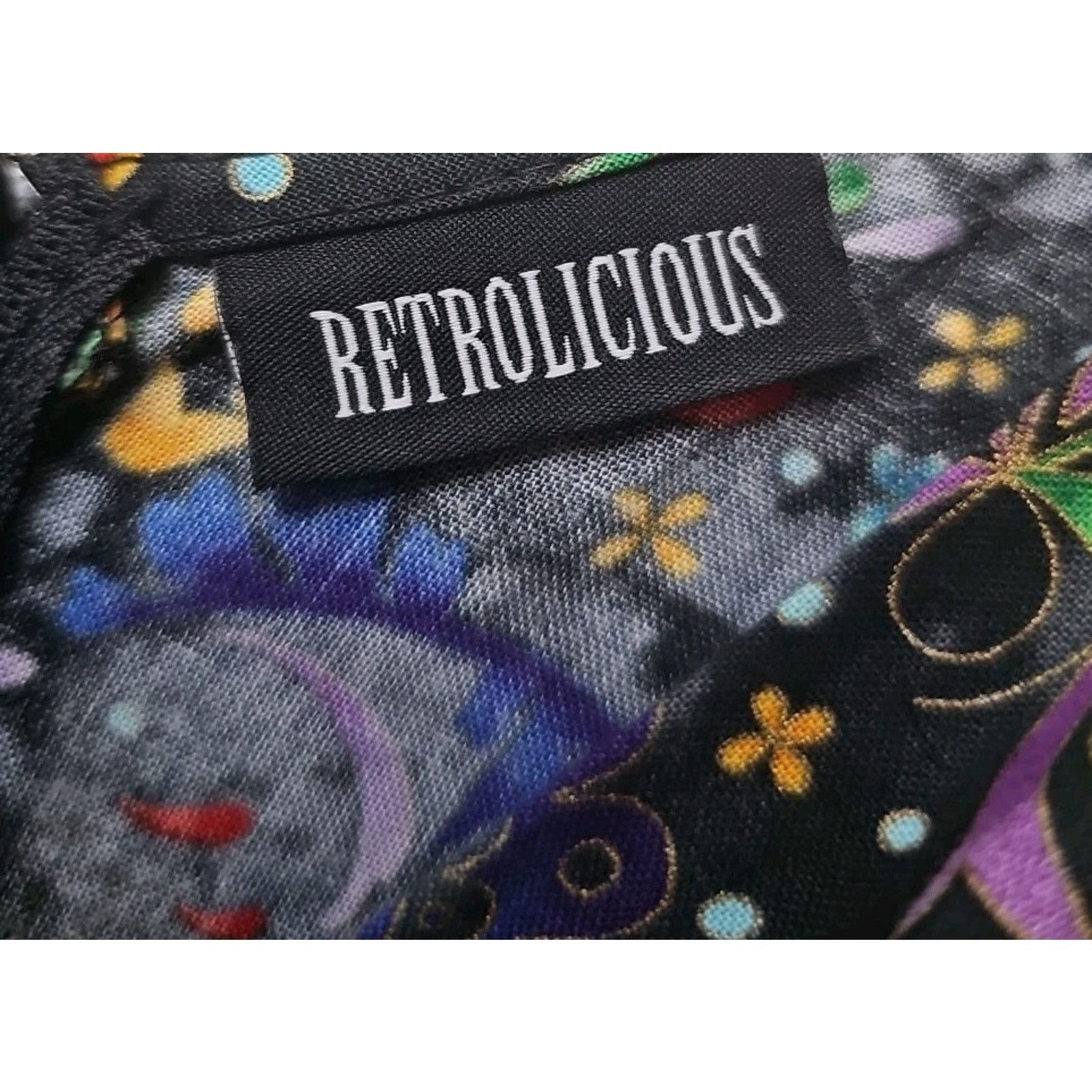 Other Retrolicious Greta Dress Floral V-Neck Retro Modcloth Size L / US 10 / IT 46 - 4 Thumbnail