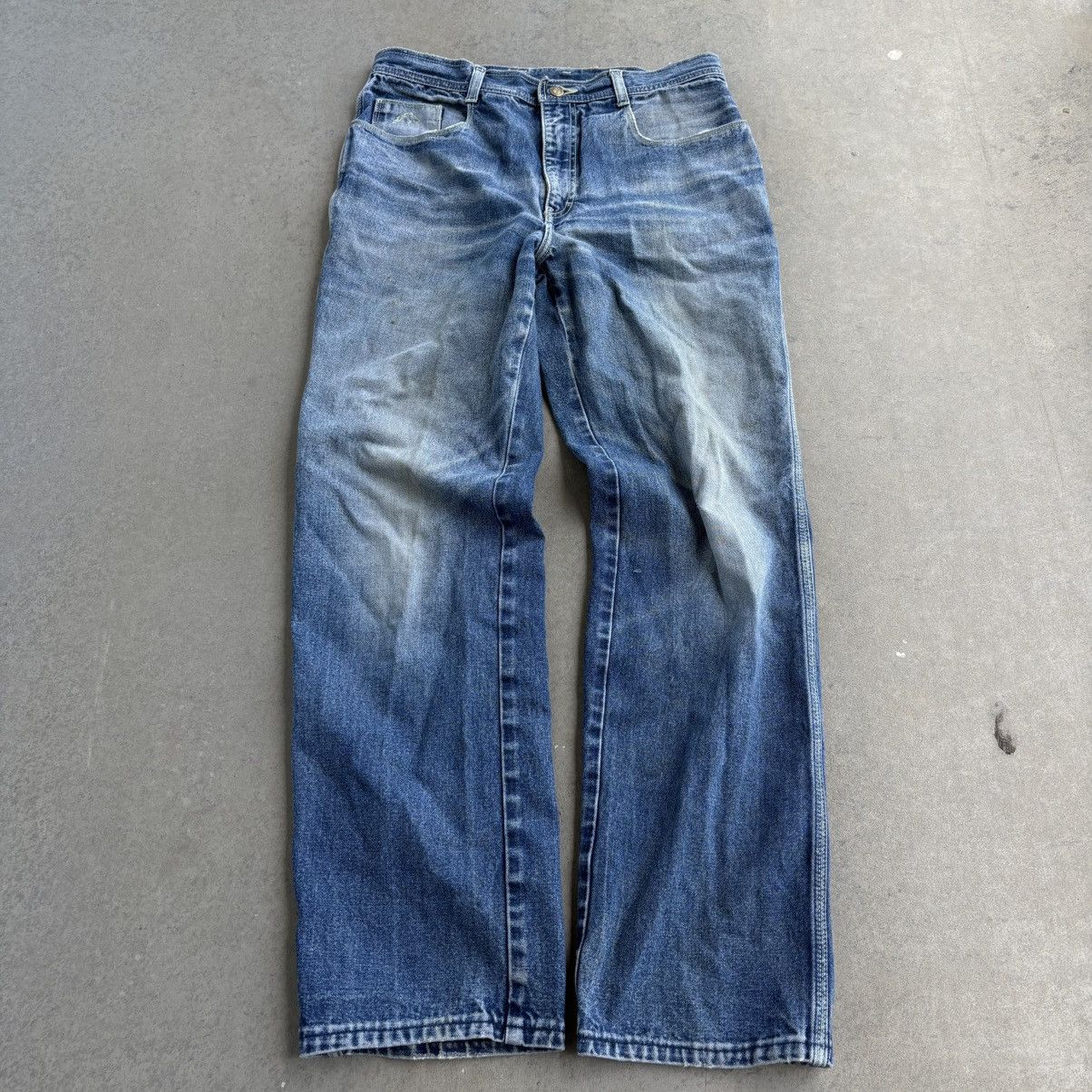 Ariat × Jordache × Vintage Vintage 1980's Western Jordache Bootcut Cowboy Jeans 33x34 Size US 33 - 15 Thumbnail