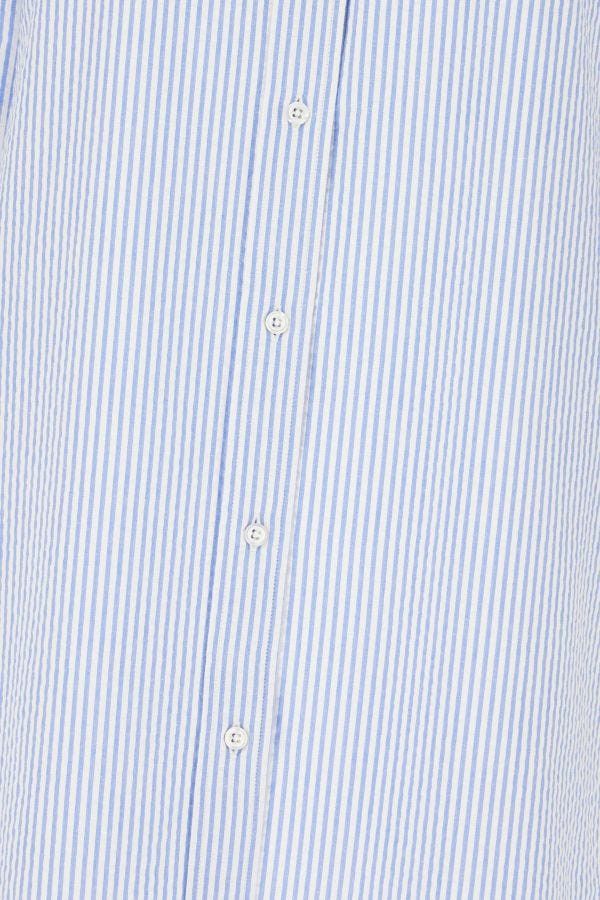 Thom Browne o1s22i1n0924 Striped Seersucker Chemisier Dress Size S / US 4 / IT 40 - 3 Thumbnail