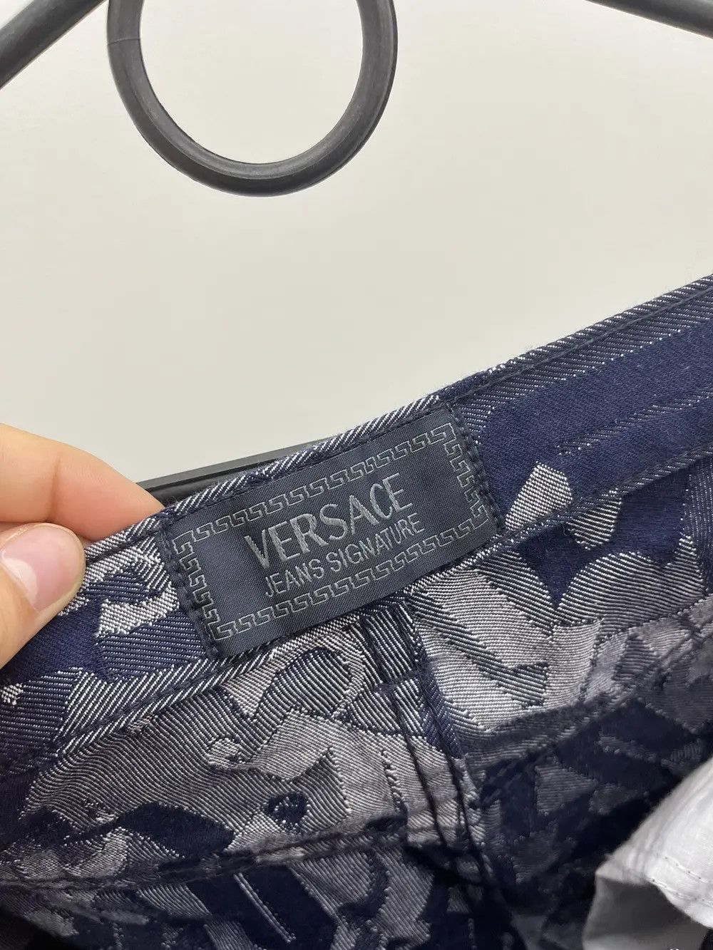 Versace Archive Versace Jeans Signature Multilogo Denim Flare Jeans Size US 33 - 3 Thumbnail