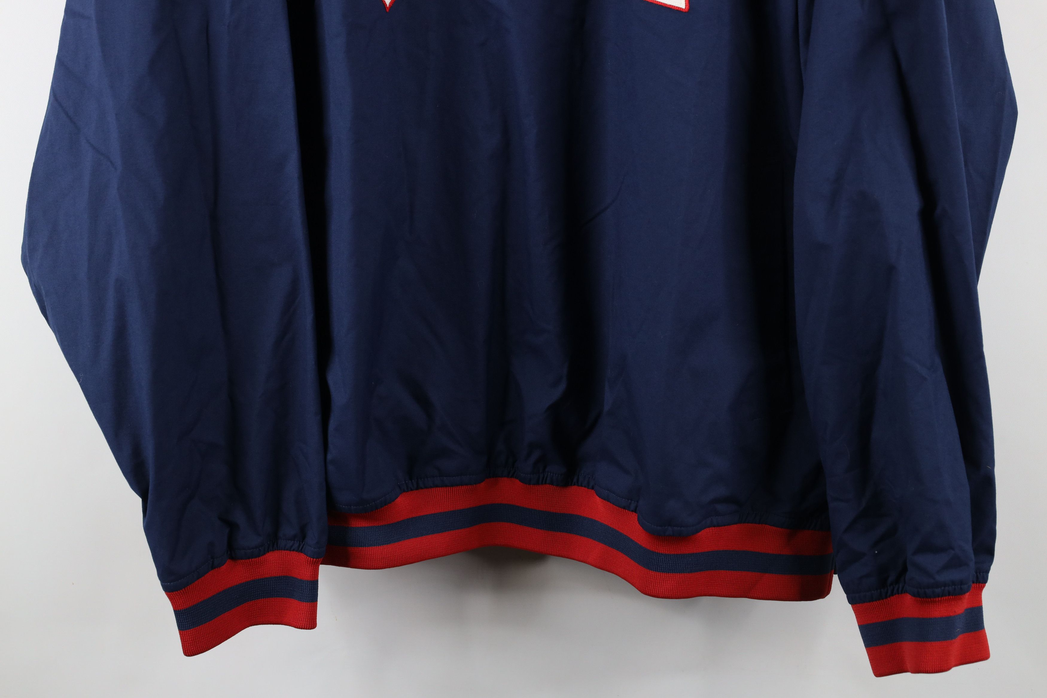Nike × Vintage Vintage Nike Wahoo Cleveland Indians Windbreaker Jacket Size US XL / EU 56 / 4 - 3 Thumbnail