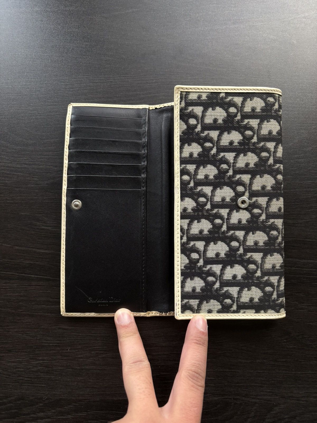 Dior 2000’s Trotter Monogram Wallet Size ONE SIZE - 2 Thumbnail