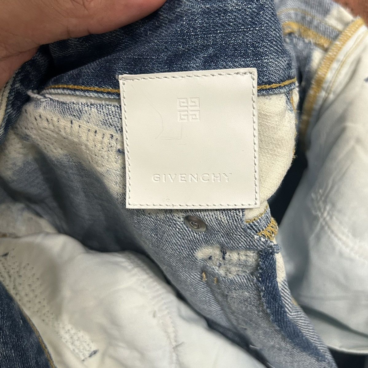 Givenchy Givenchy Distressed Tie-Dyed Boro Jeans Size US 32 / EU 48 - 4 Thumbnail
