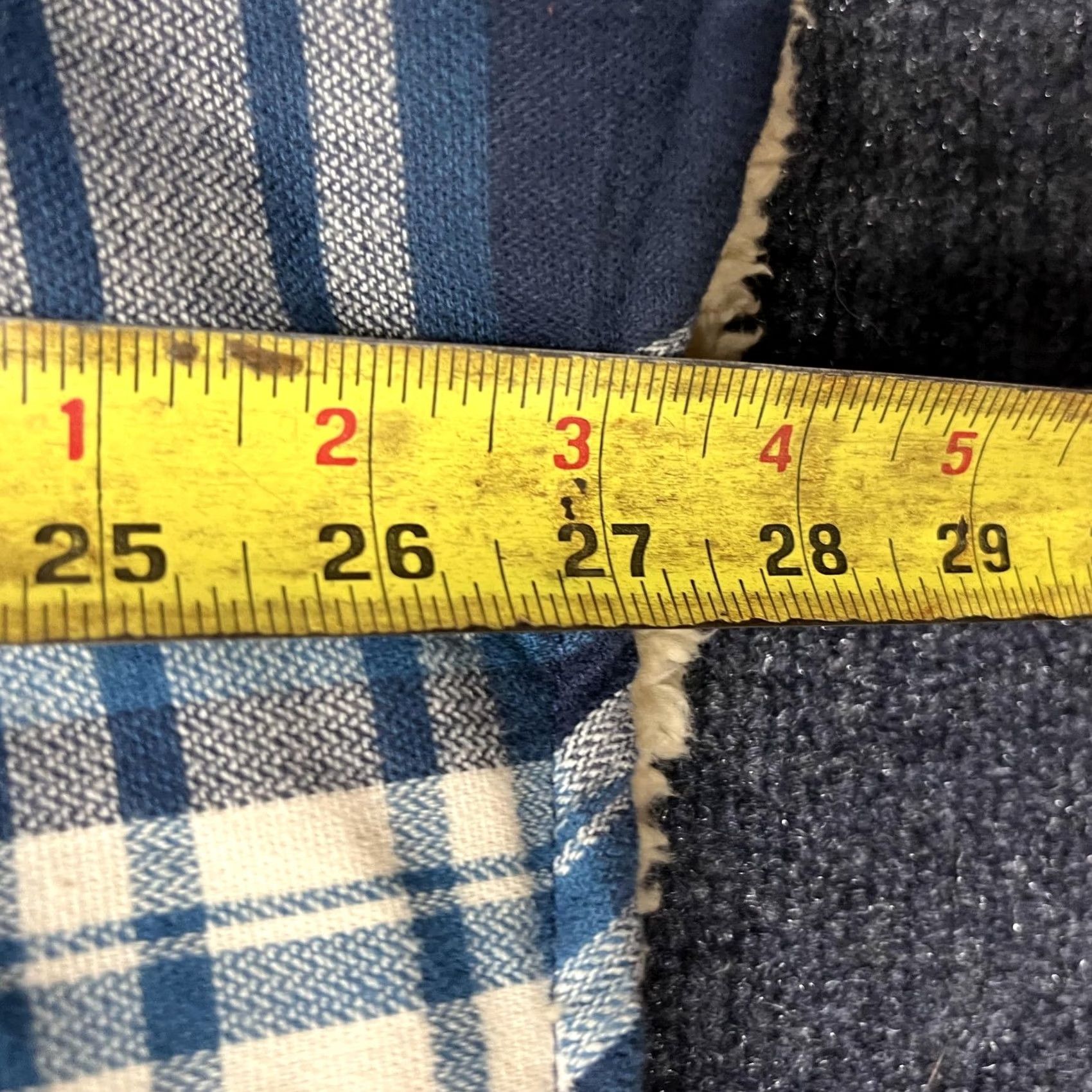 Wrangler Wrangler Shirt Jacket Mens Small Blue Plaid Sherpa Lined Flannel Button Front Size US S / EU 44-46 / 1 - 4 Thumbnail