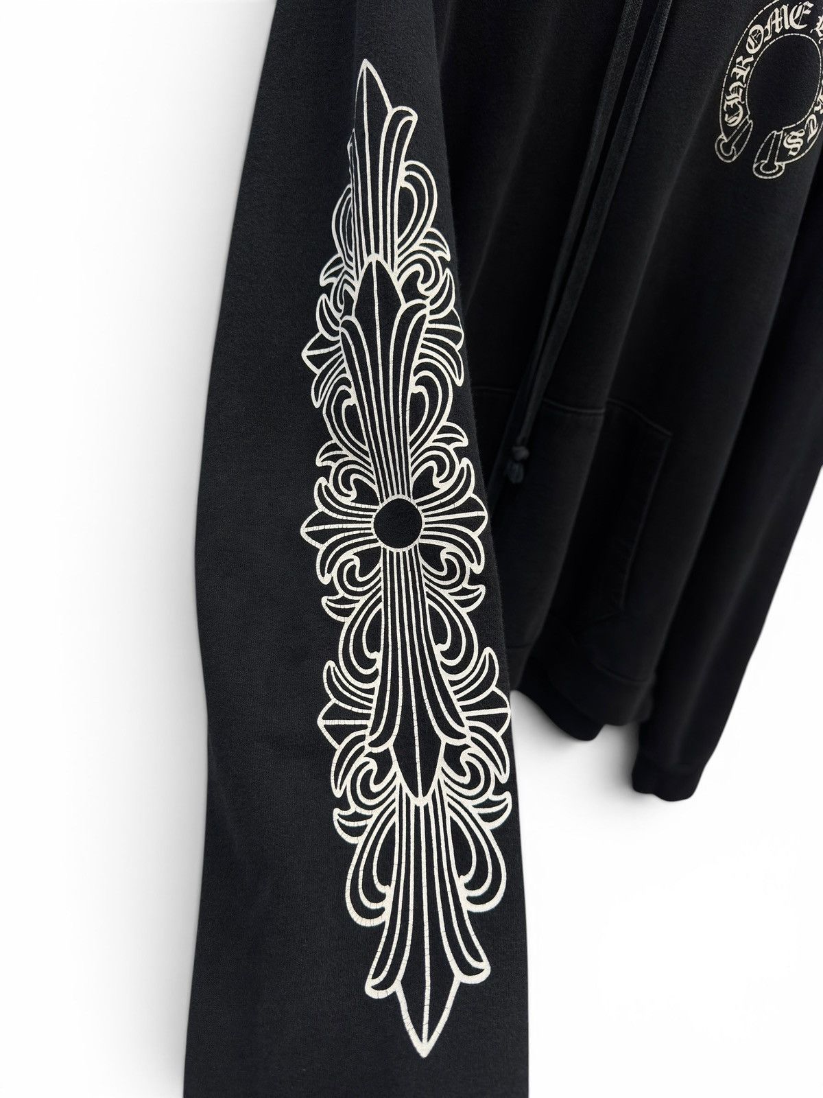 Chrome Hearts Chrome Hearts Floral Horseshoe Pullover Hoodie Size US L / EU 52-54 / 3 - 4 Thumbnail