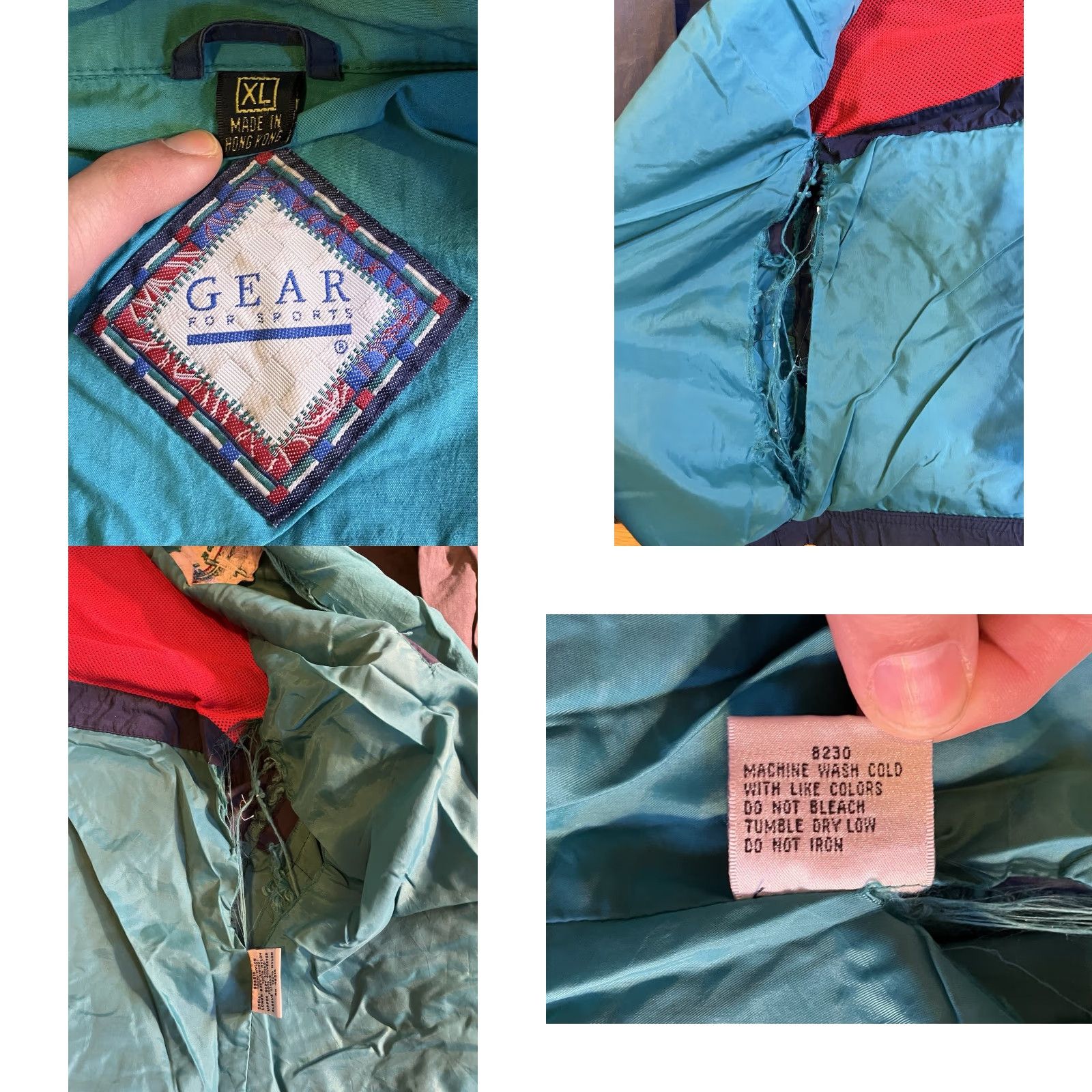 Vintage VINTAGE New York City Marathon 1995 Jacket Men's XL Blue Distressed 90s Size US XL / EU 56 / 4 - 8 Thumbnail