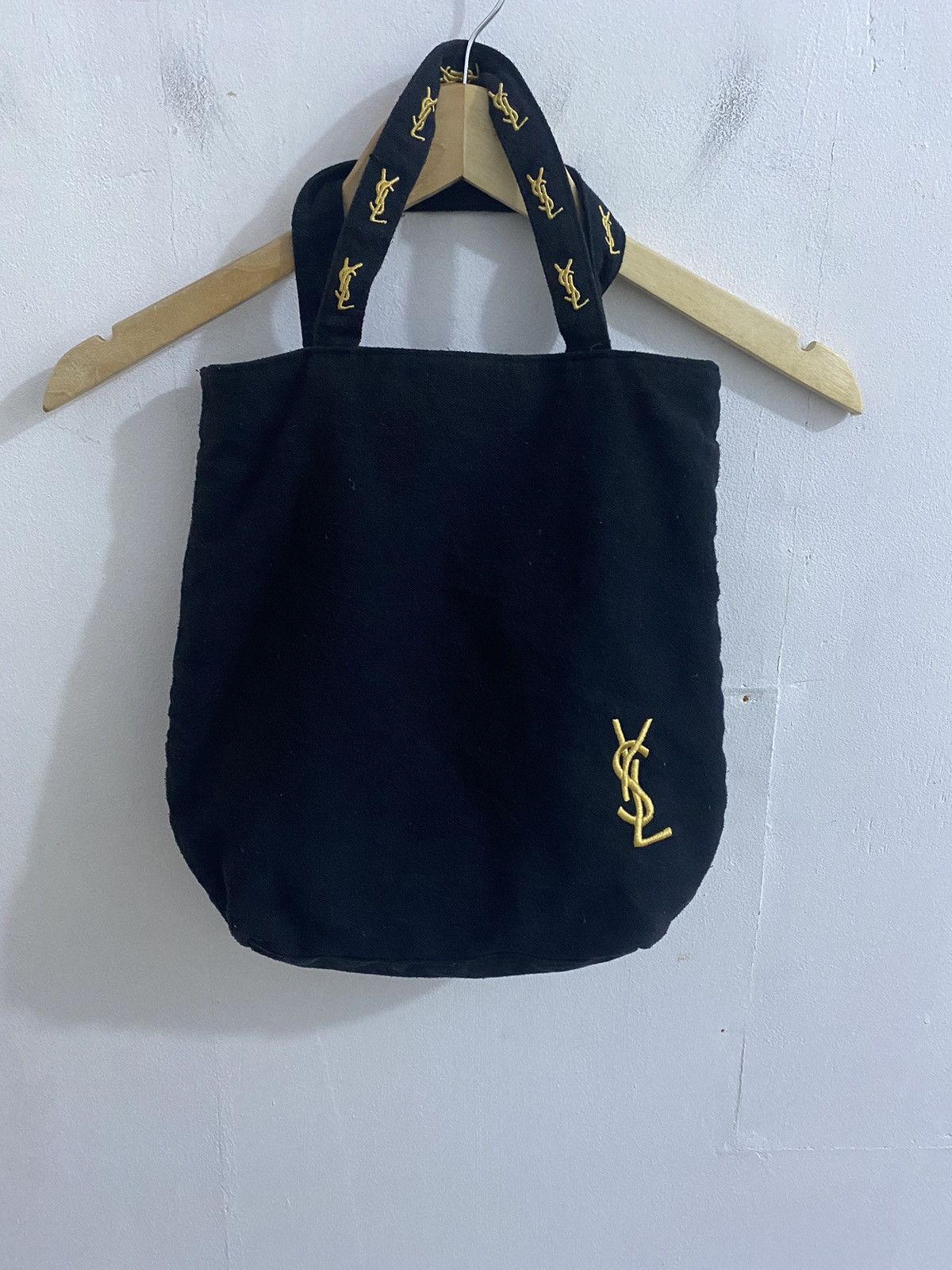 YSL store Parfums Black Tote Bag VINTAGE