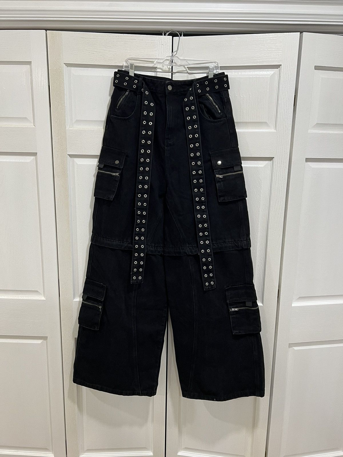Vintage Excess Los Angeles “CARGO BELT” Jeans Size US 32 / EU 48 - 1 Thumbnail