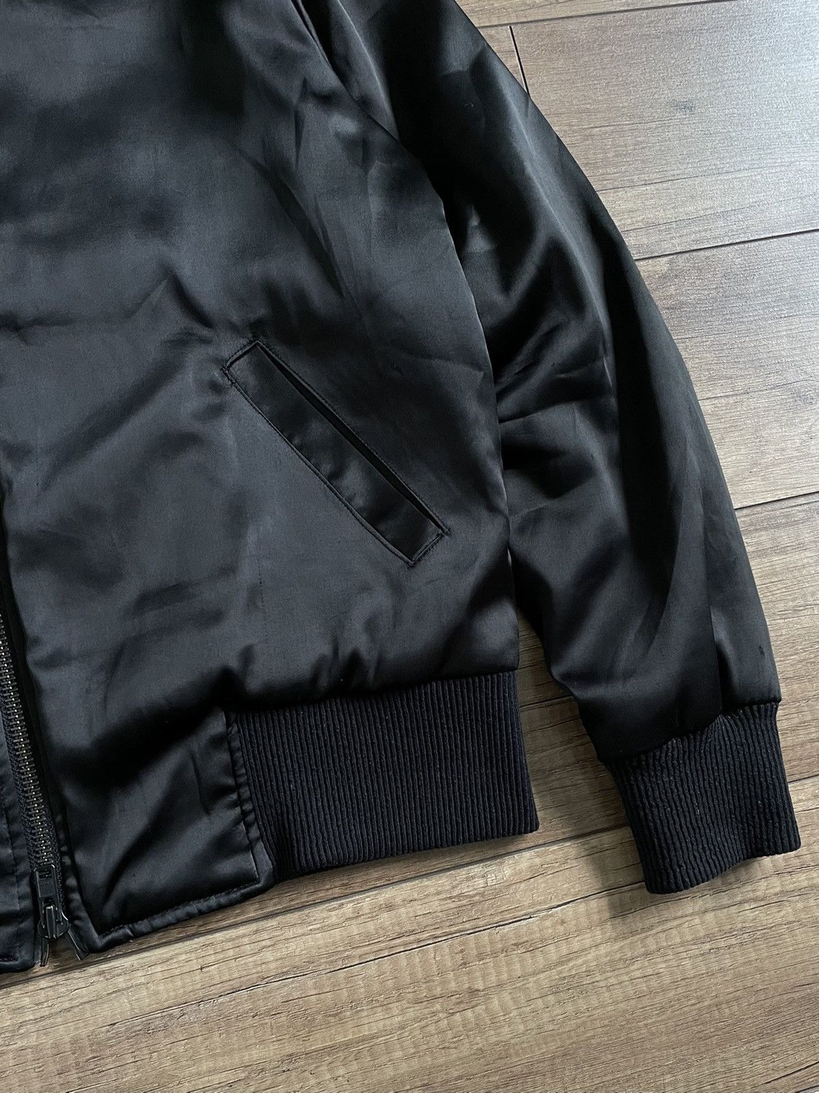 Adyn Adyn Nylon Shimmer MA1 Bomber Jacket Size US M / EU 48-50 / 2 - 4 Thumbnail