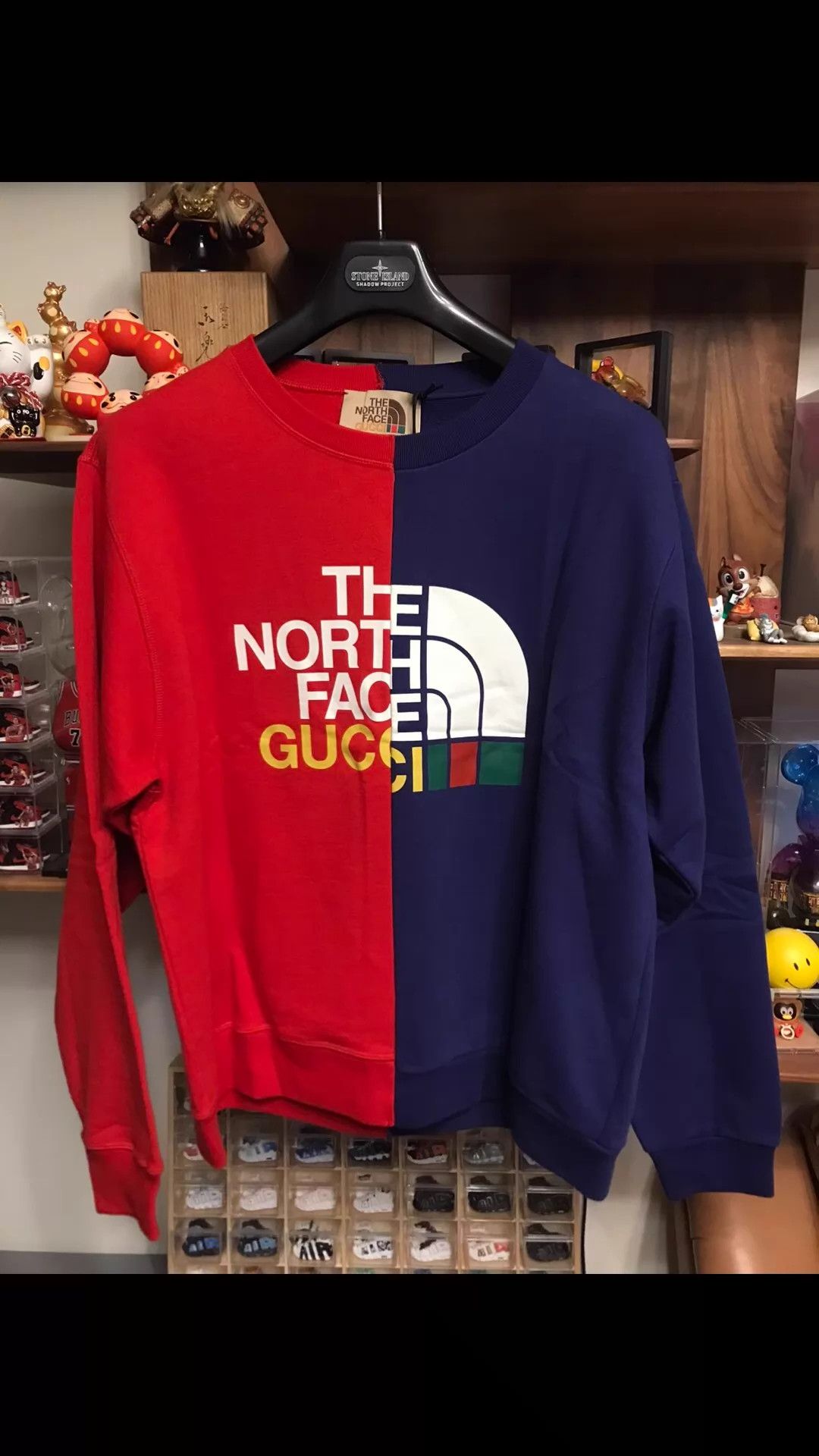 Gucci Gucci x TNF Colorblock Logo Sweatshirt L Size L / US 10 / IT 46 - 1 Thumbnail