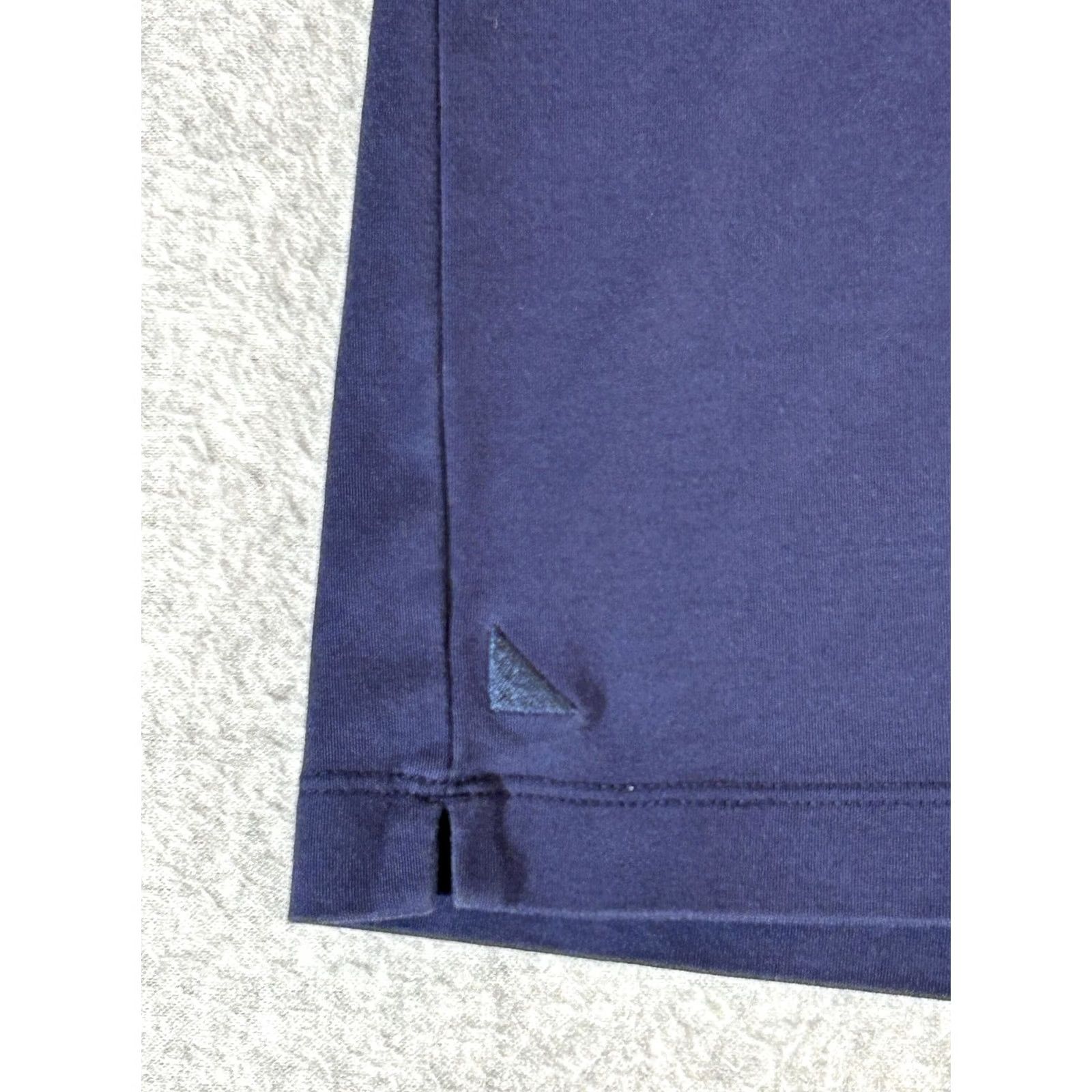 UNTUCKit UNTUCKit Polo Shirt Mens XL Navy Damaschino Placket Long Sleeve Casual Golf Shirt Size US XL / EU 56 / 4 - 2 Thumbnail