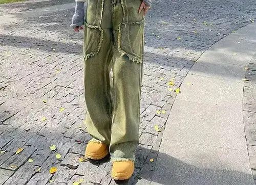 Other Autumn Vintage Streetwear Wash Rough Edge Straight Jeans Size US 30 / EU 46 - 4 Thumbnail