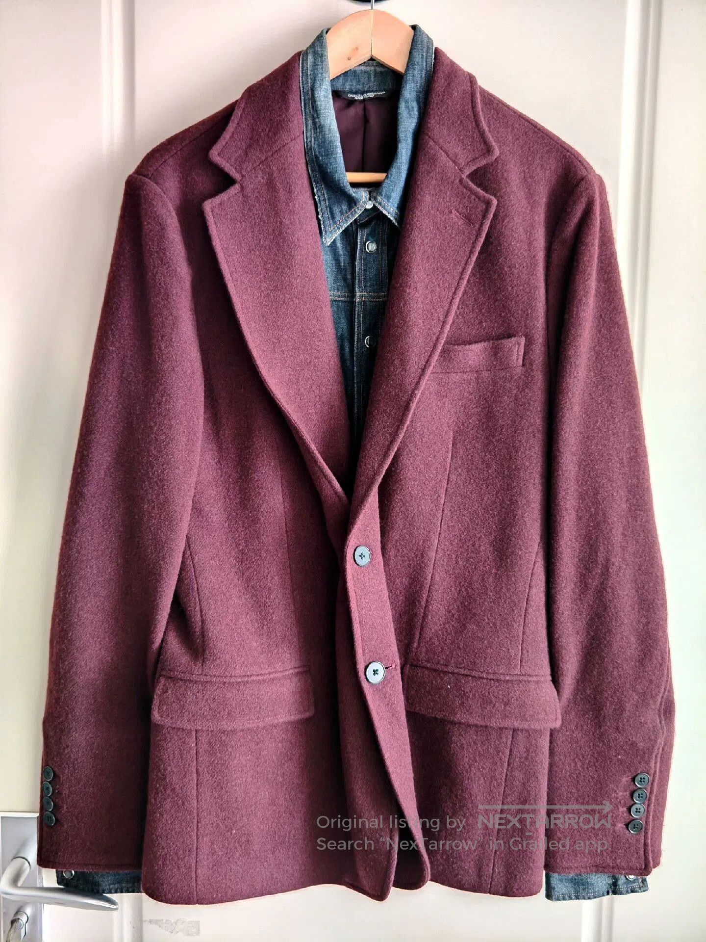 Dolce & Gabbana Dolce & Gabbana DG Wool Denim Two. Size US M / EU 48-50 / 2 - 1 Thumbnail