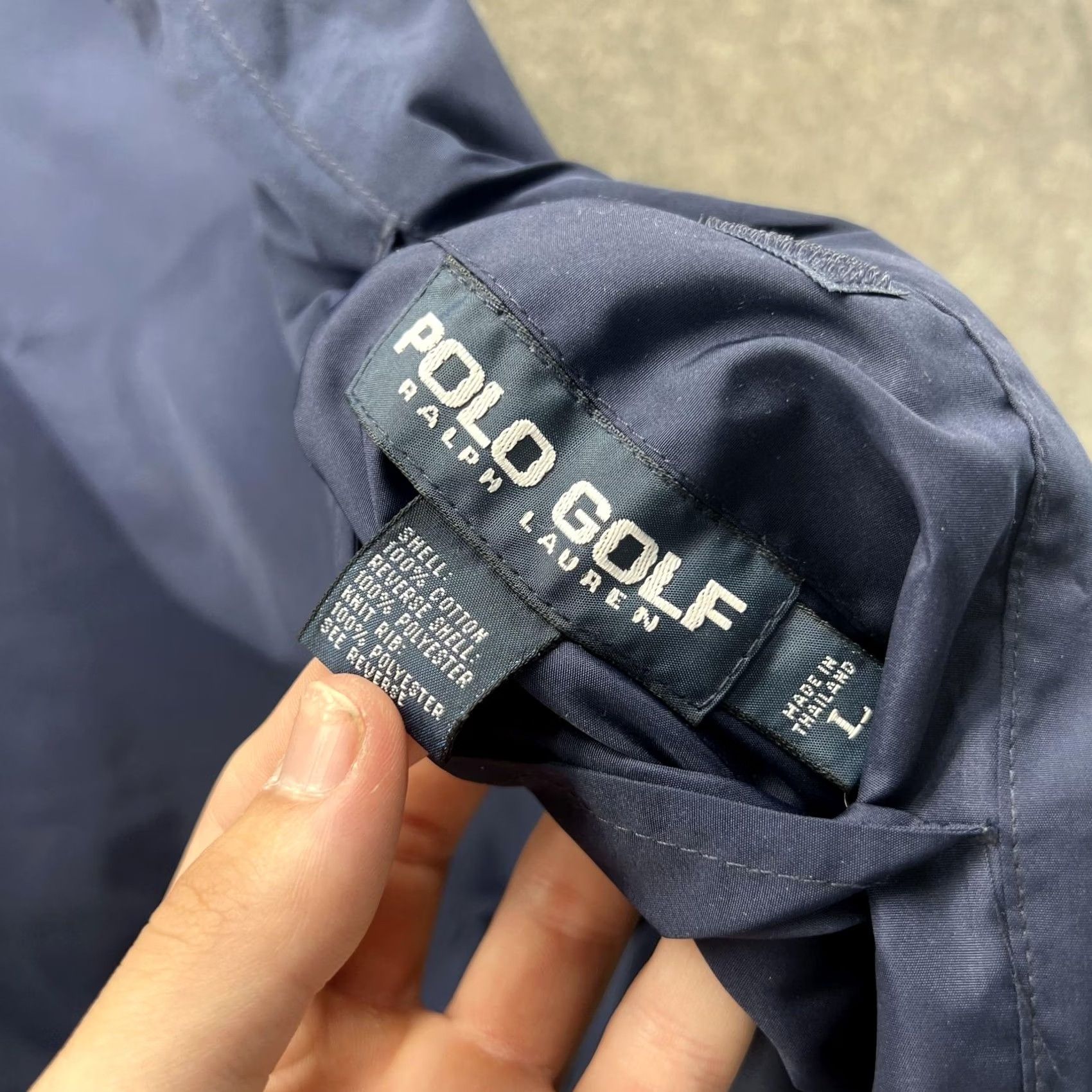 Polo Ralph Lauren VINTAGE Polo Golf Ralph Lauren Vest Mens L Blue Plaid Reversible Windbreaker Size US L / EU 52-54 / 3 - 3 Thumbnail