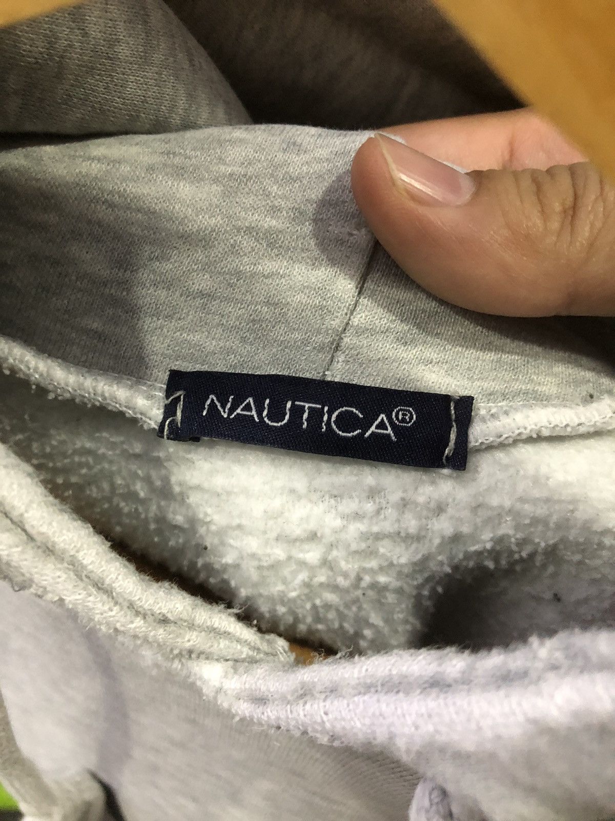 Nautica × Vintage Vintage nautica spell-out logo distressed hoodie Size US S / EU 44-46 / 1 - 8 Thumbnail