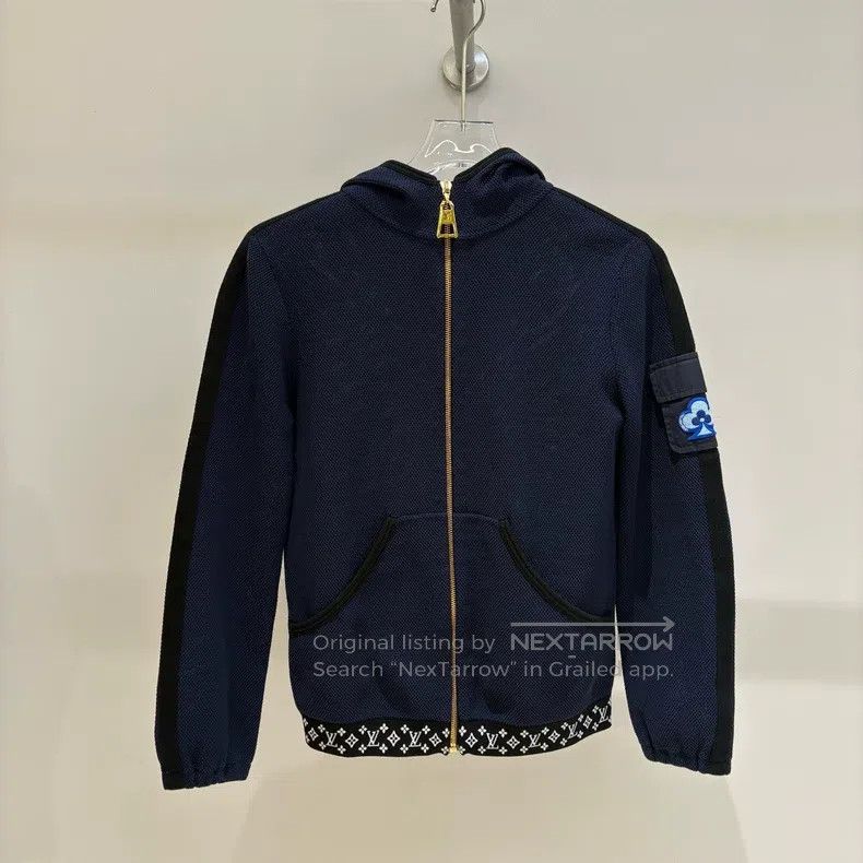 Louis Vuitton Louis Vuitton Labeled gold zip hooded jacket Size US S / EU 44-46 / 1 - 1 Thumbnail