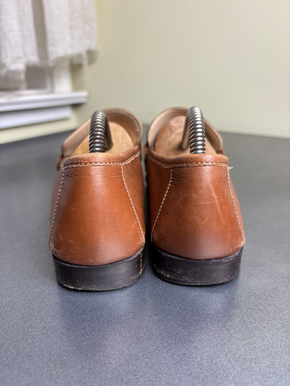 Cole Haan × Leather × Vintage Vintage Horsebit Loafers Brown Leather Penny Loafer Slip On Size US 8 / IT 38 - 6 Thumbnail