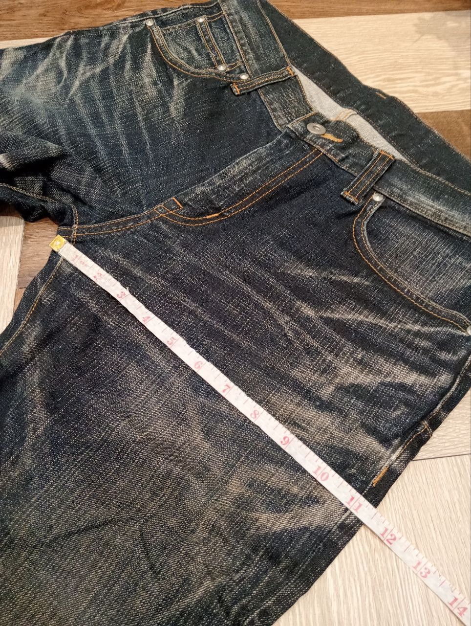 Tornado Mart TORNADO MART JAPAN BLUE DISTRESSED FLARED DENIM PANTS Size US 34 / EU 50 - 20 Thumbnail